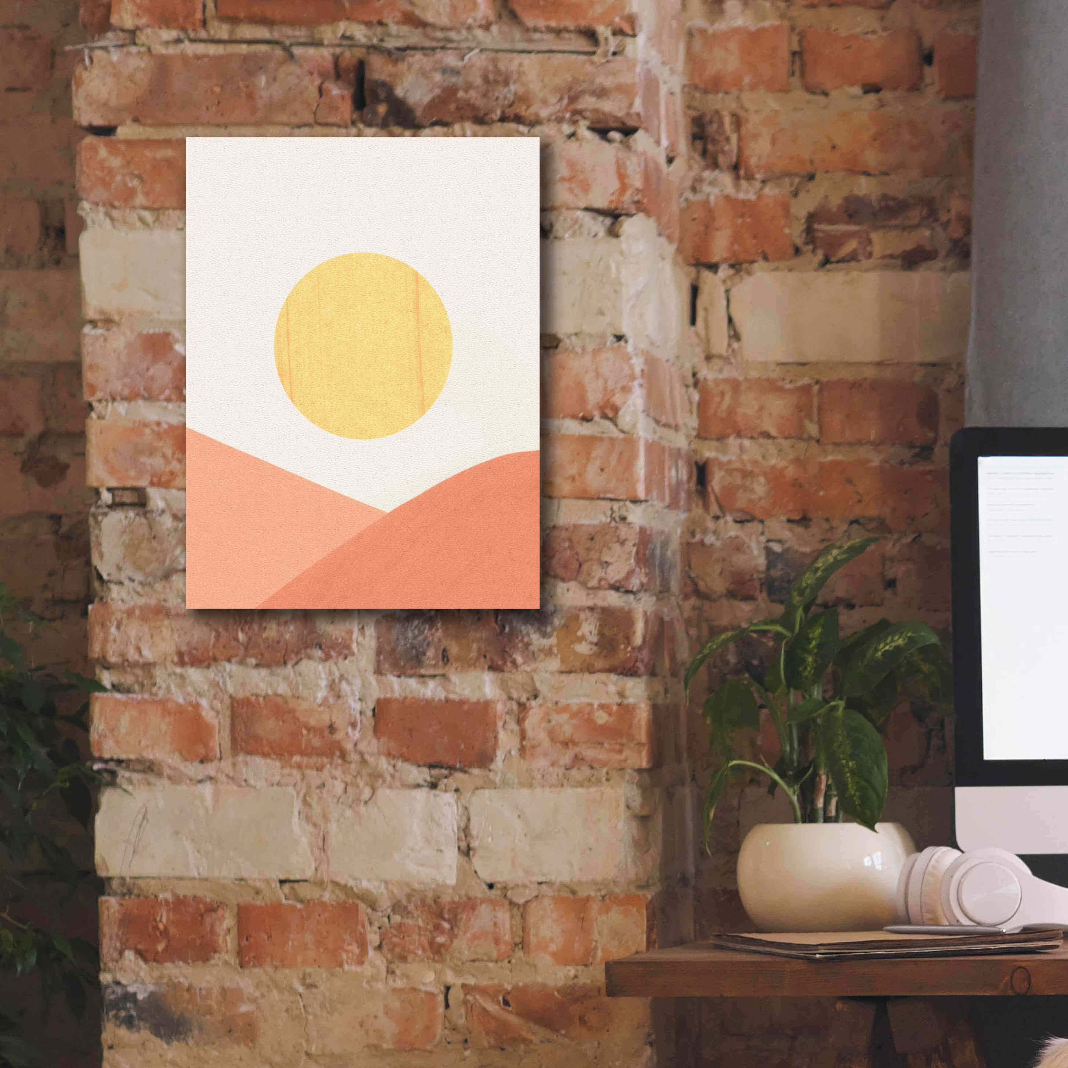 'Simple Boho Sun II' by Emma Scarvey, Giclee Canvas Wall Art,12 x 16