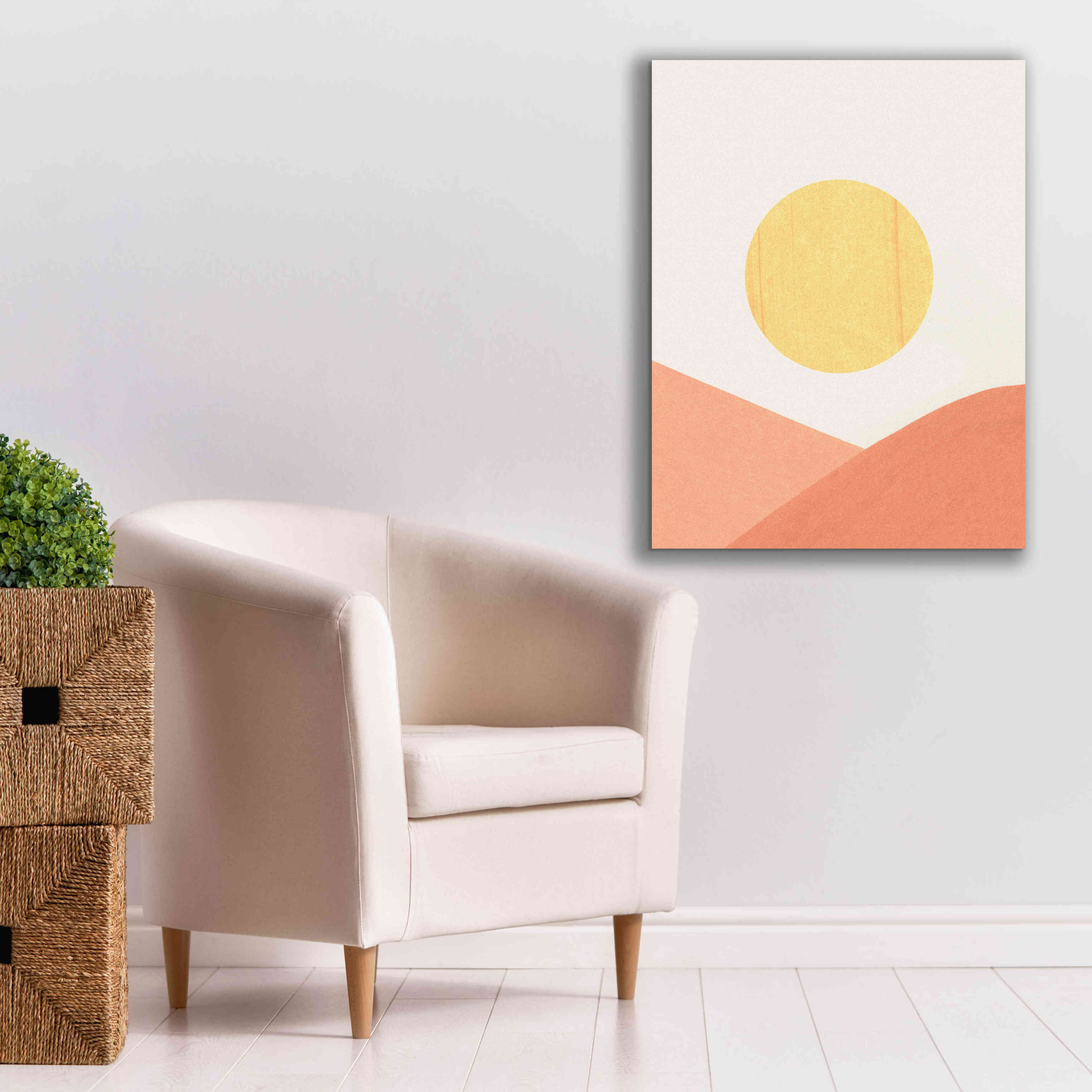 'Simple Boho Sun II' by Emma Scarvey, Giclee Canvas Wall Art,26 x 34