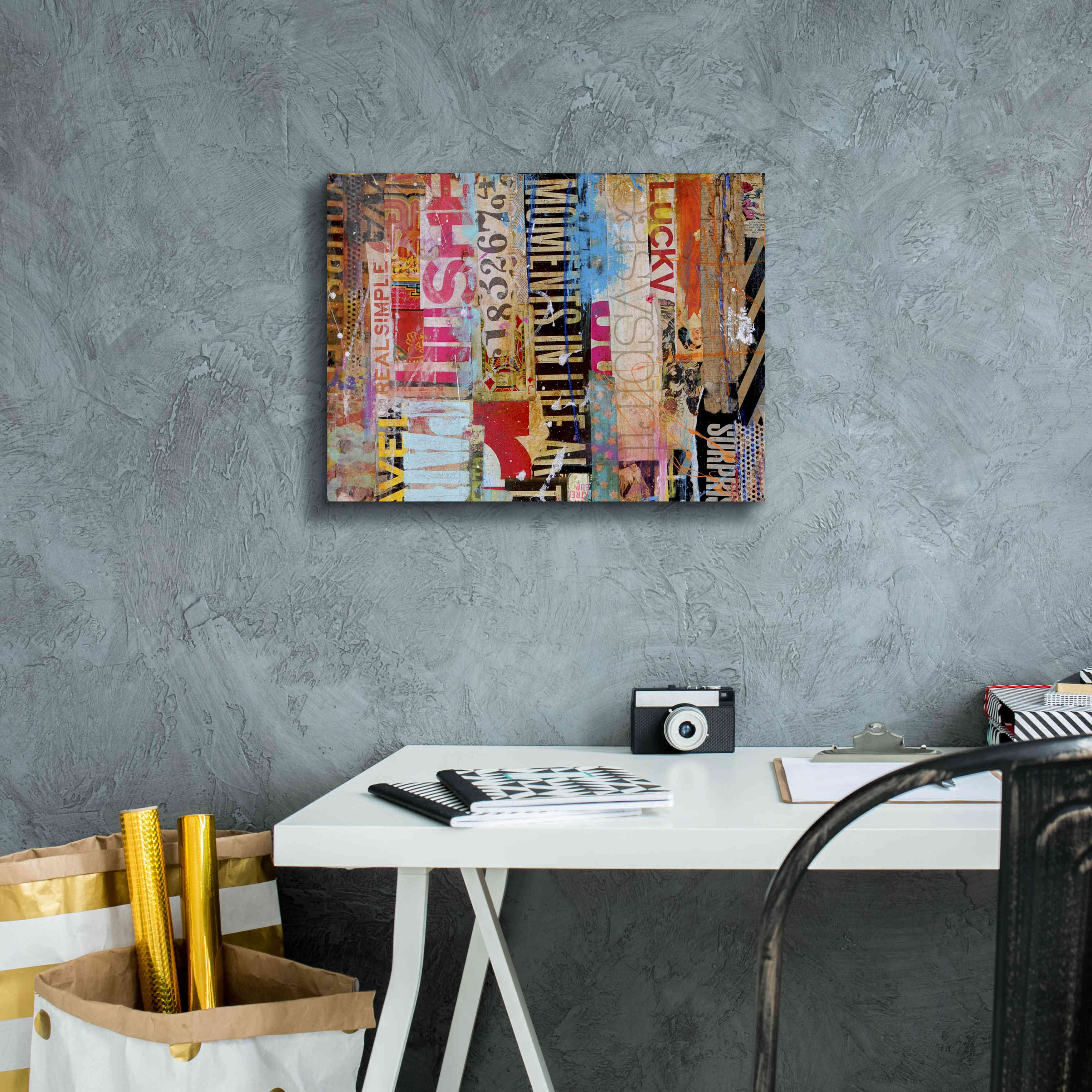 'Metro Mix 21 I' by Erin Ashley, Giclee Canvas Wall Art,16 x 12