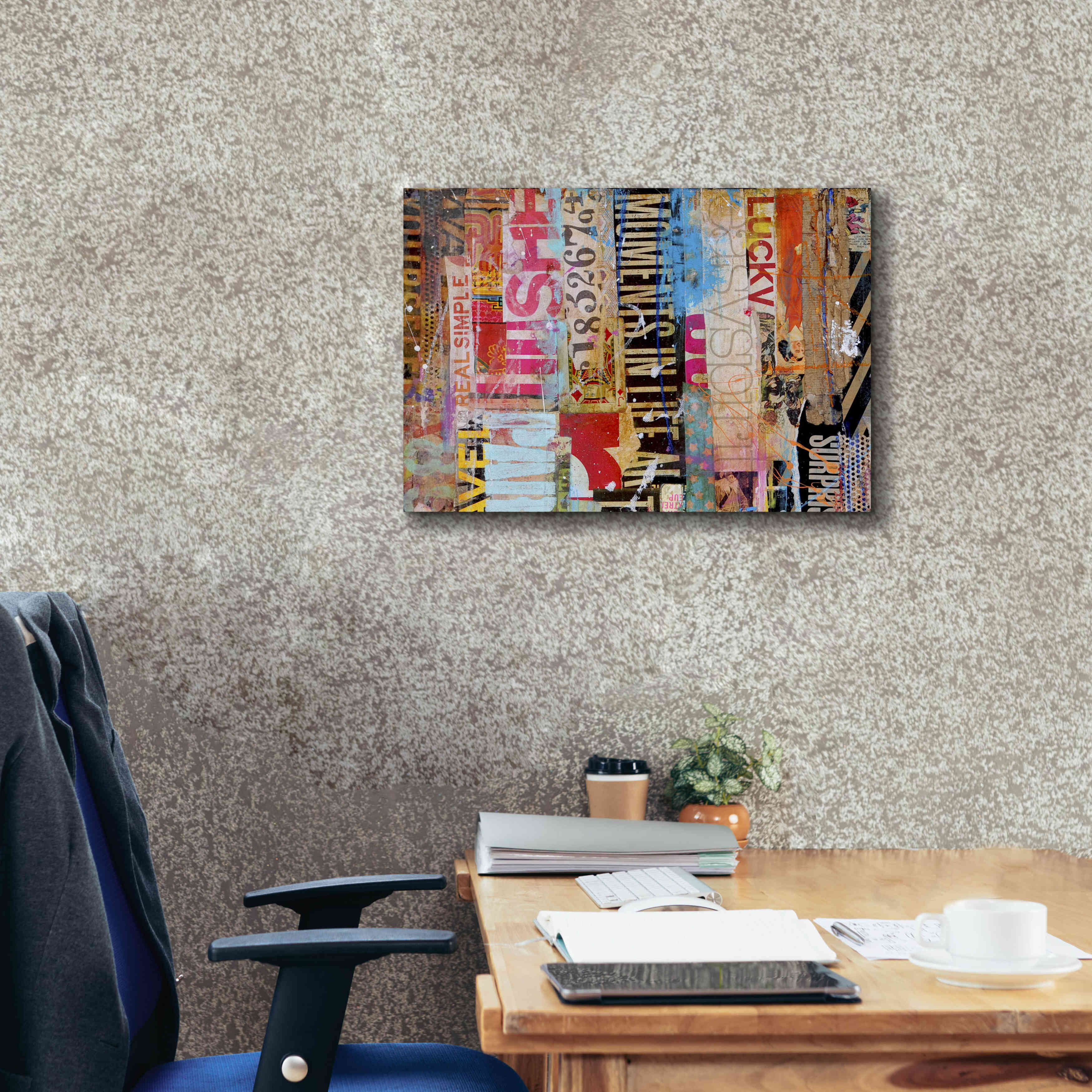 'Metro Mix 21 I' by Erin Ashley, Giclee Canvas Wall Art,26 x 18