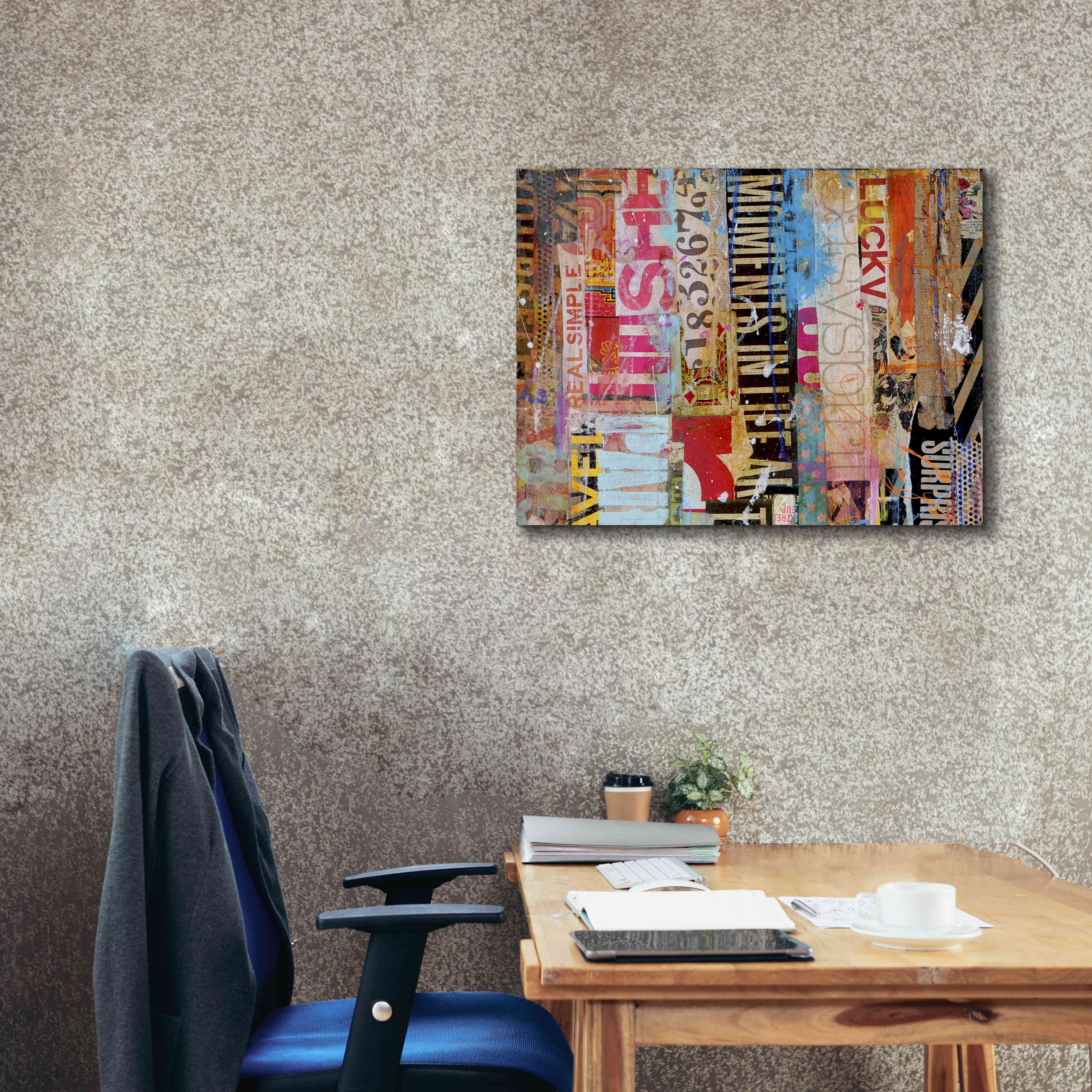 'Metro Mix 21 I' by Erin Ashley, Giclee Canvas Wall Art,34 x 26