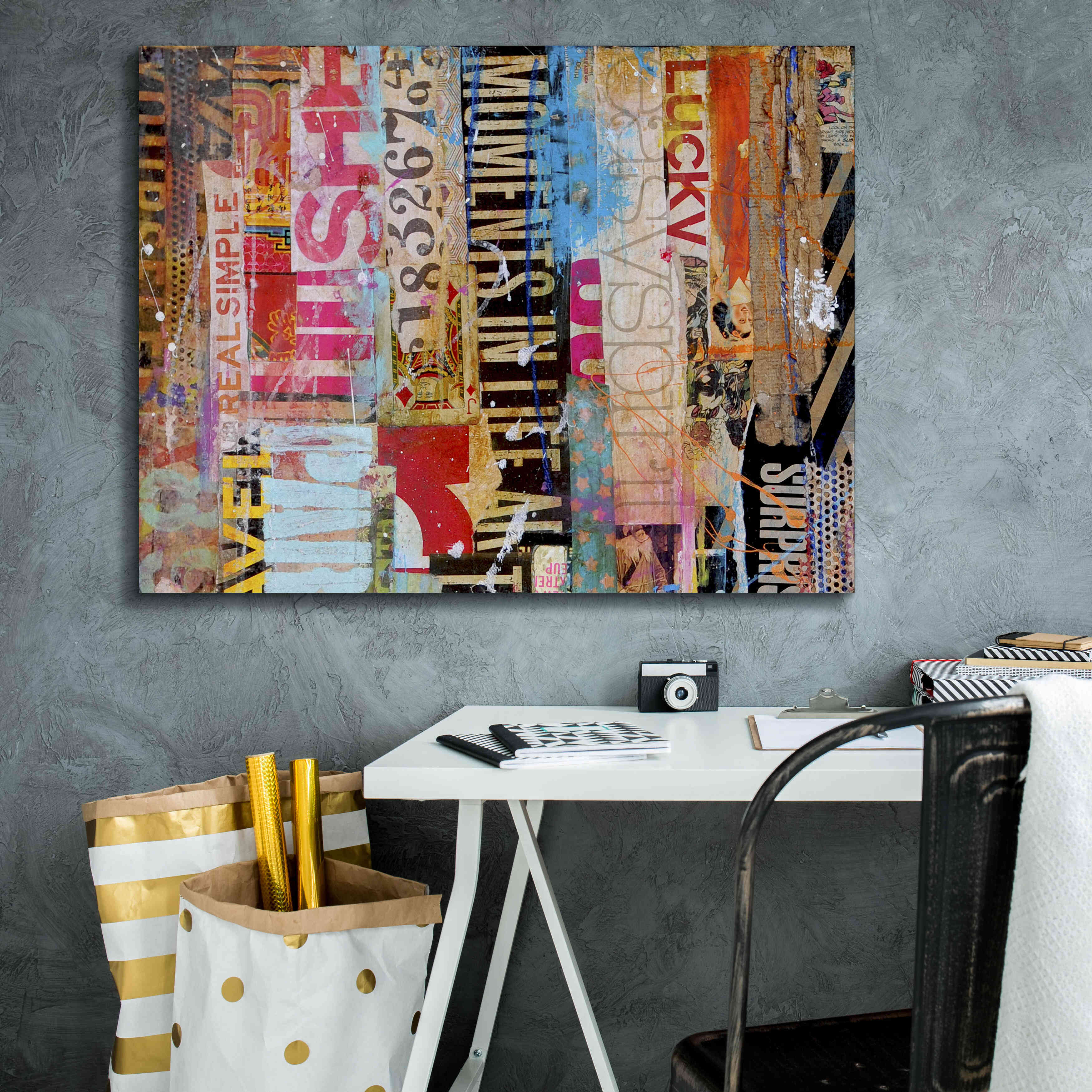 'Metro Mix 21 I' by Erin Ashley, Giclee Canvas Wall Art,34 x 26