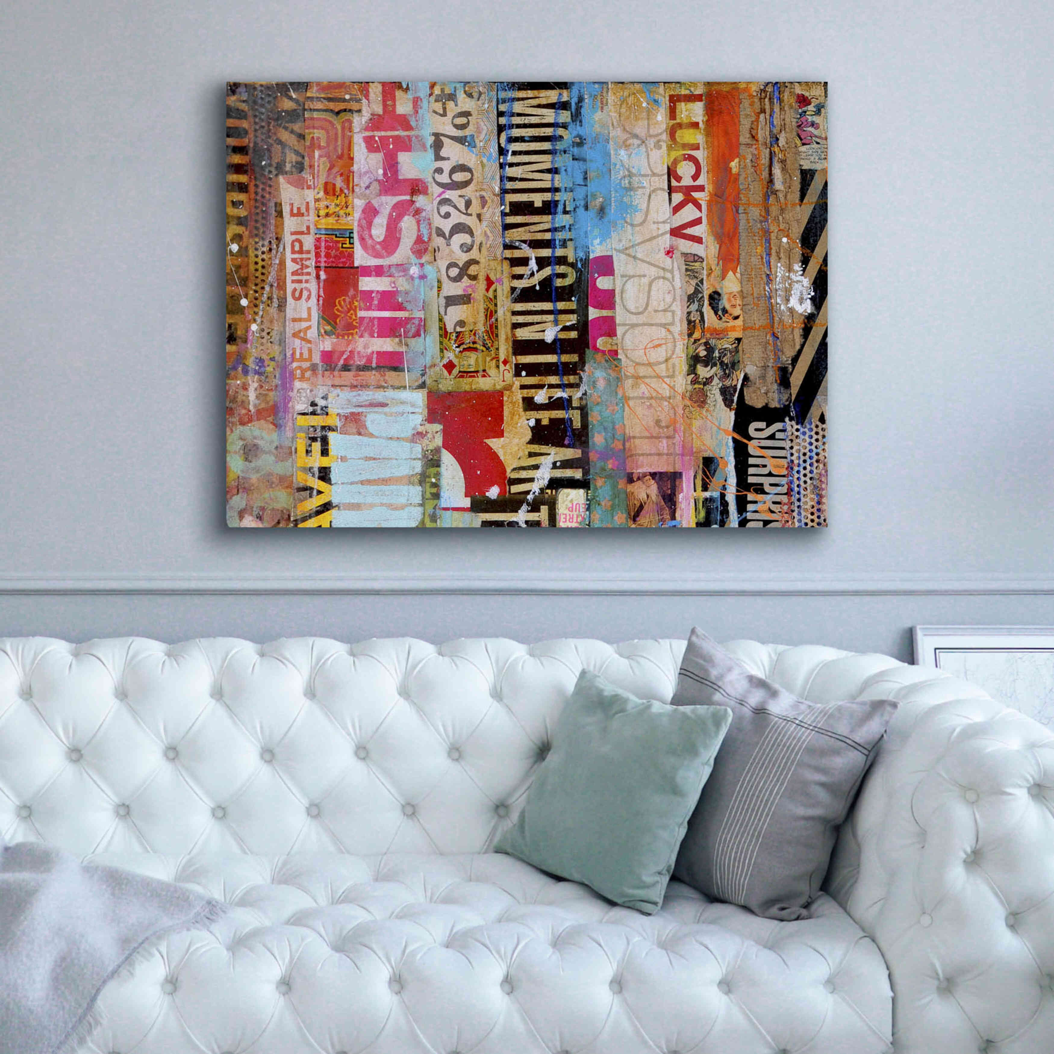'Metro Mix 21 I' by Erin Ashley, Giclee Canvas Wall Art,54 x 40
