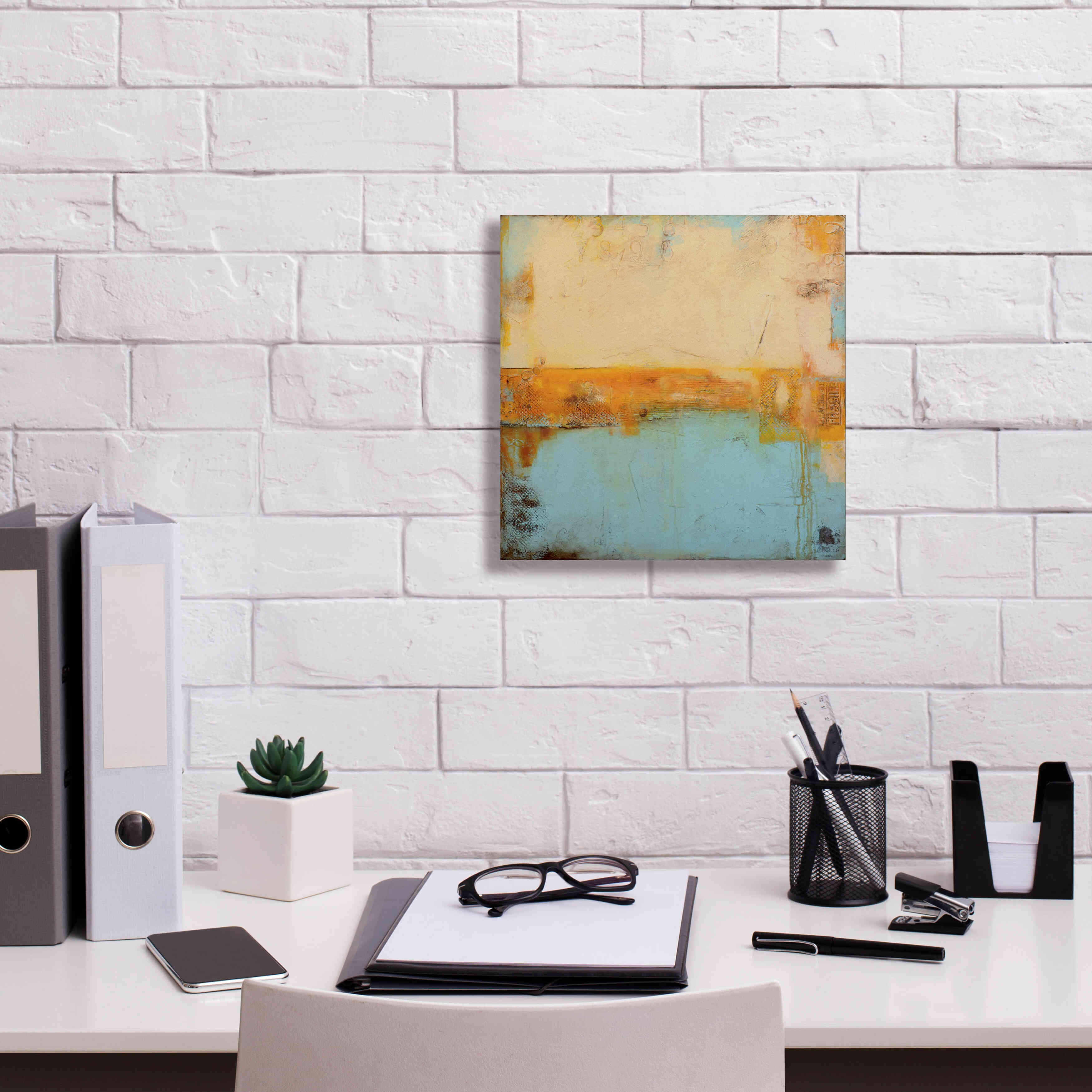 'Bay of Noons' by Erin Ashley, Giclee Canvas Wall Art,12 x 12
