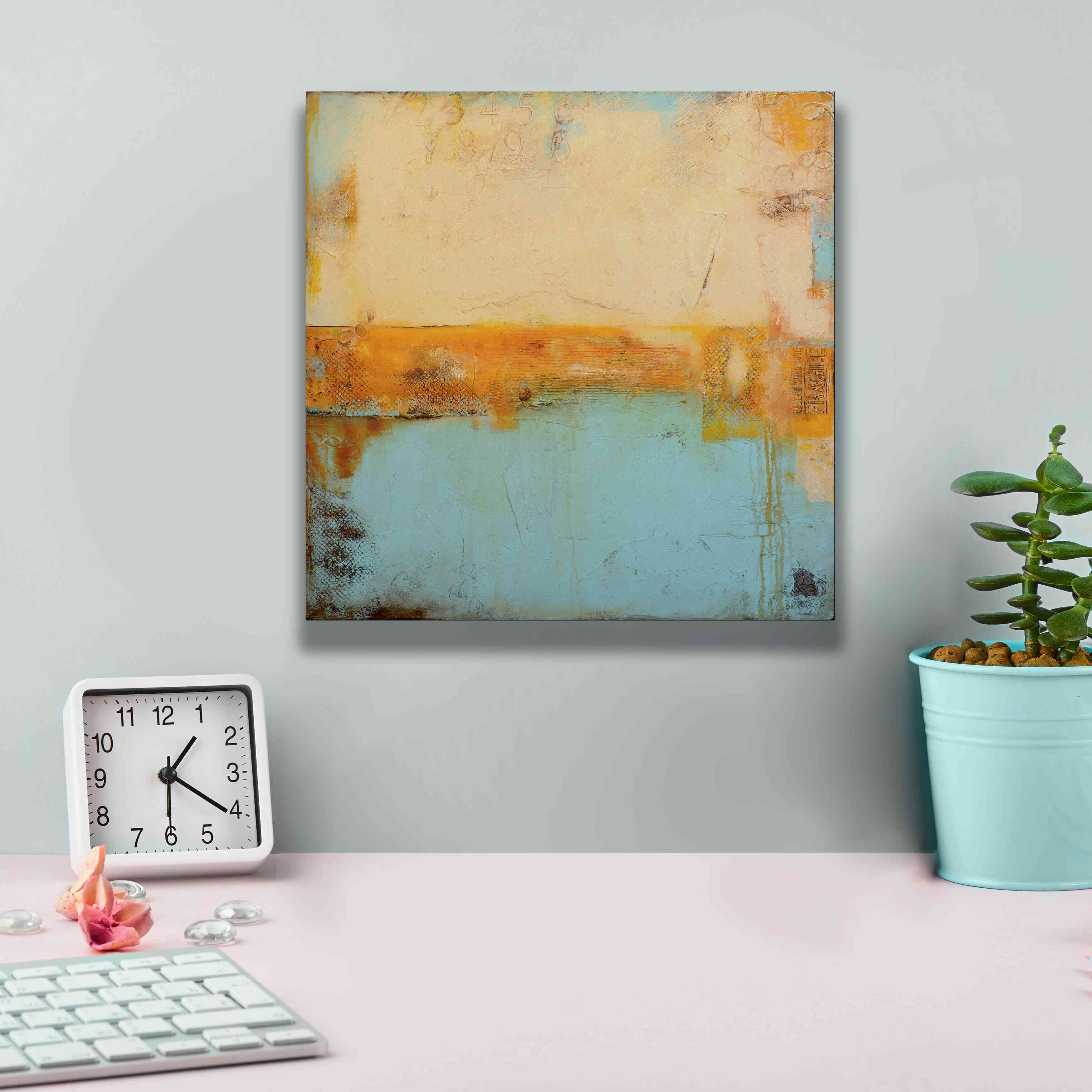 'Bay of Noons' by Erin Ashley, Giclee Canvas Wall Art,12 x 12