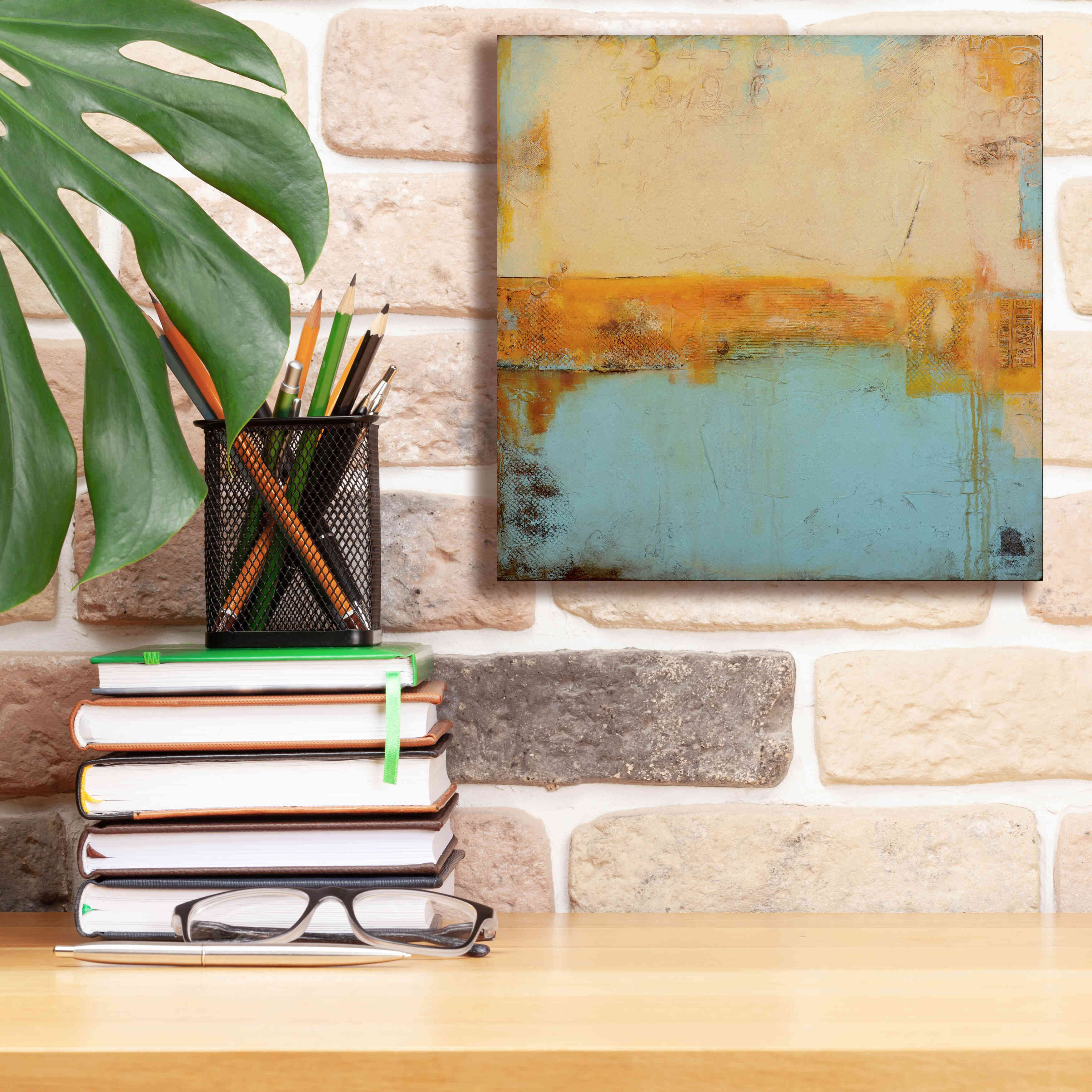 'Bay of Noons' by Erin Ashley, Giclee Canvas Wall Art,12 x 12