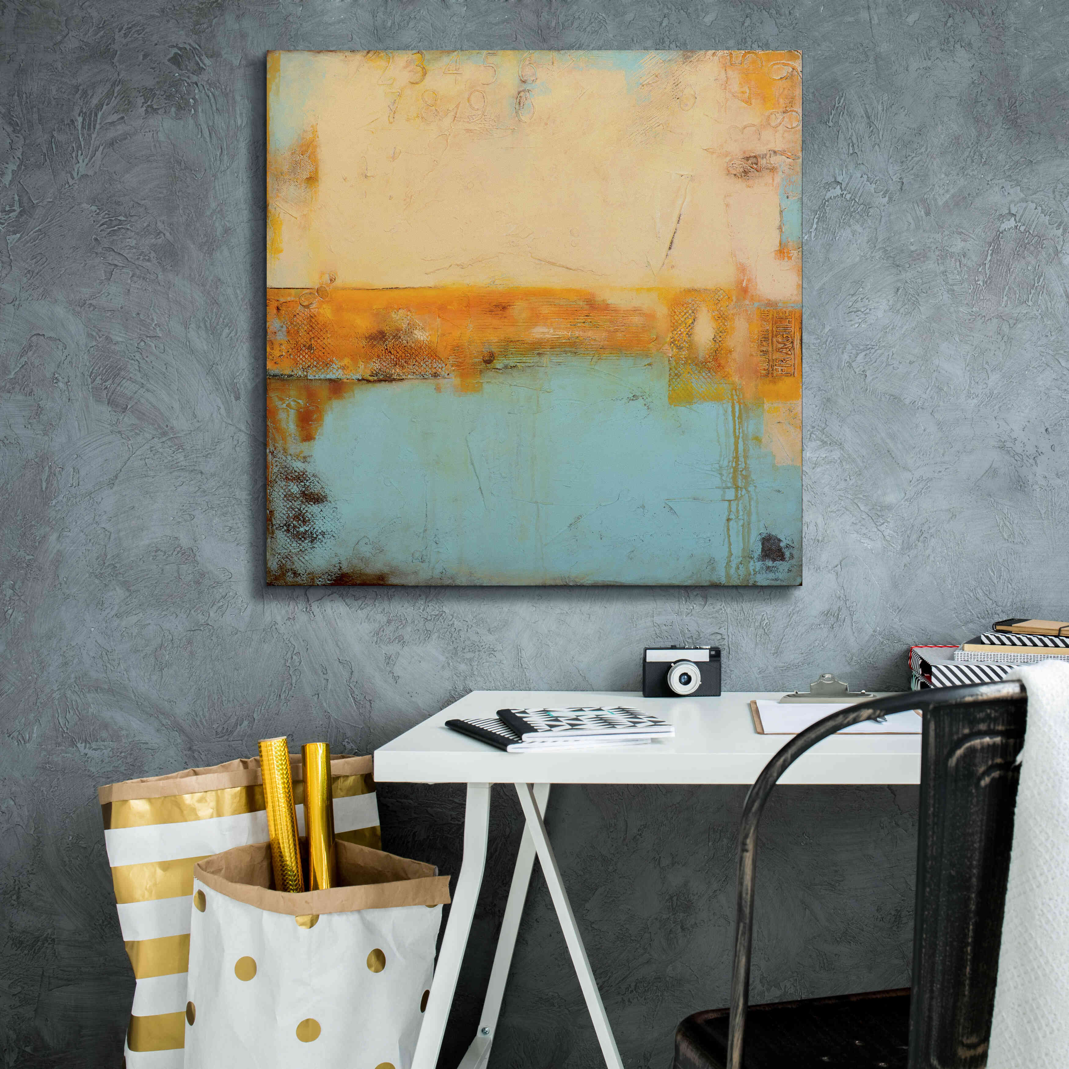 'Bay of Noons' by Erin Ashley, Giclee Canvas Wall Art,26 x 26