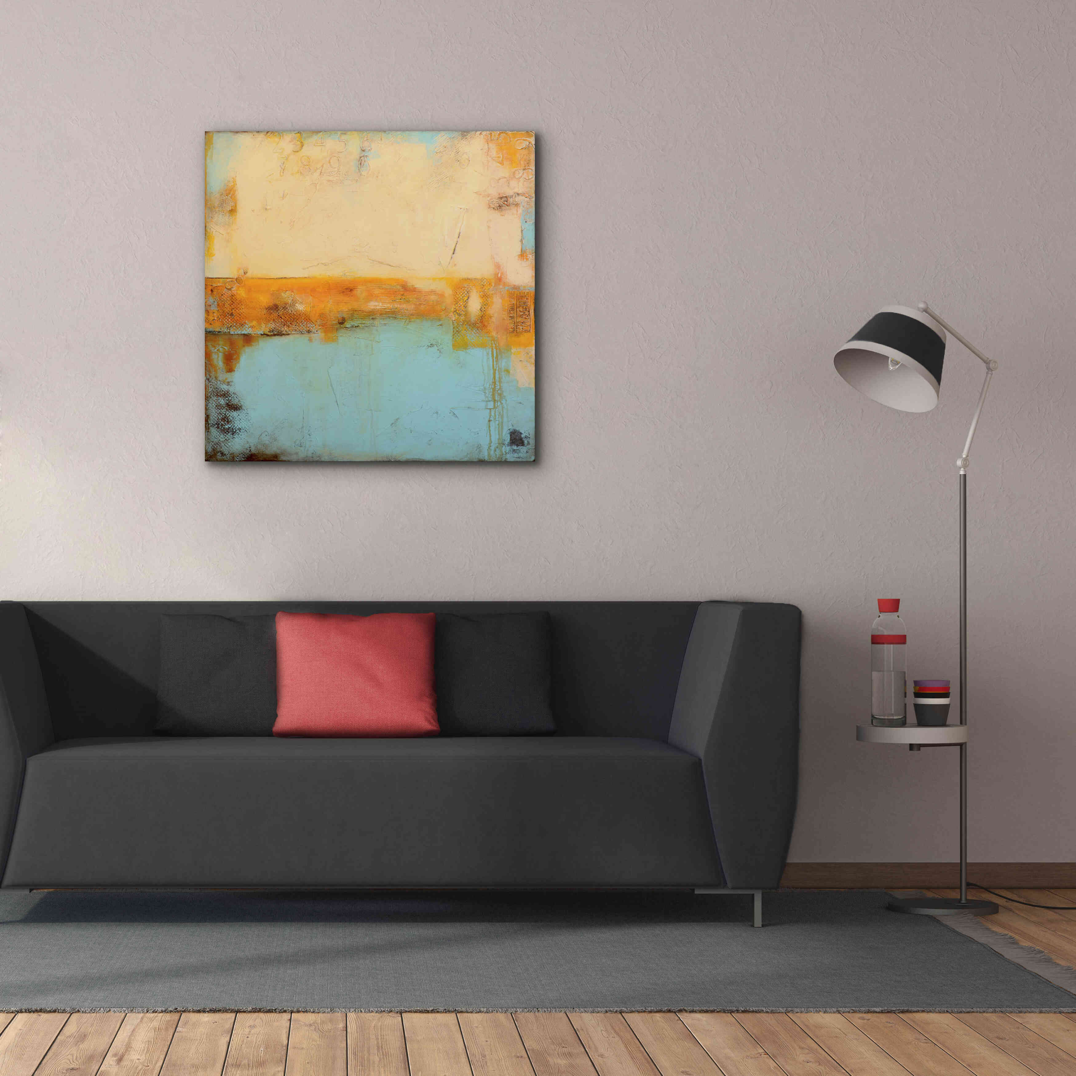 'Bay of Noons' by Erin Ashley, Giclee Canvas Wall Art,37 x 37