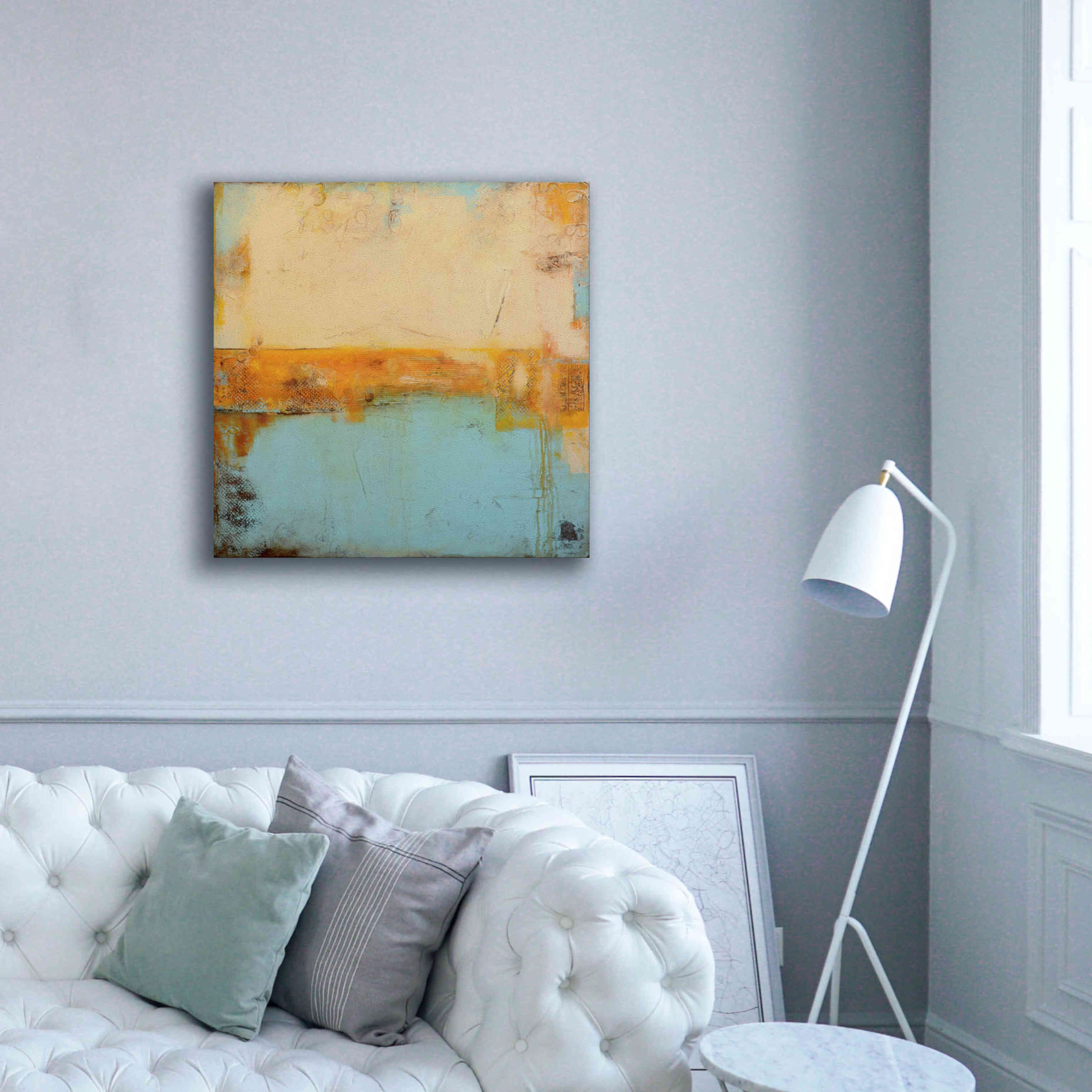 'Bay of Noons' by Erin Ashley, Giclee Canvas Wall Art,37 x 37