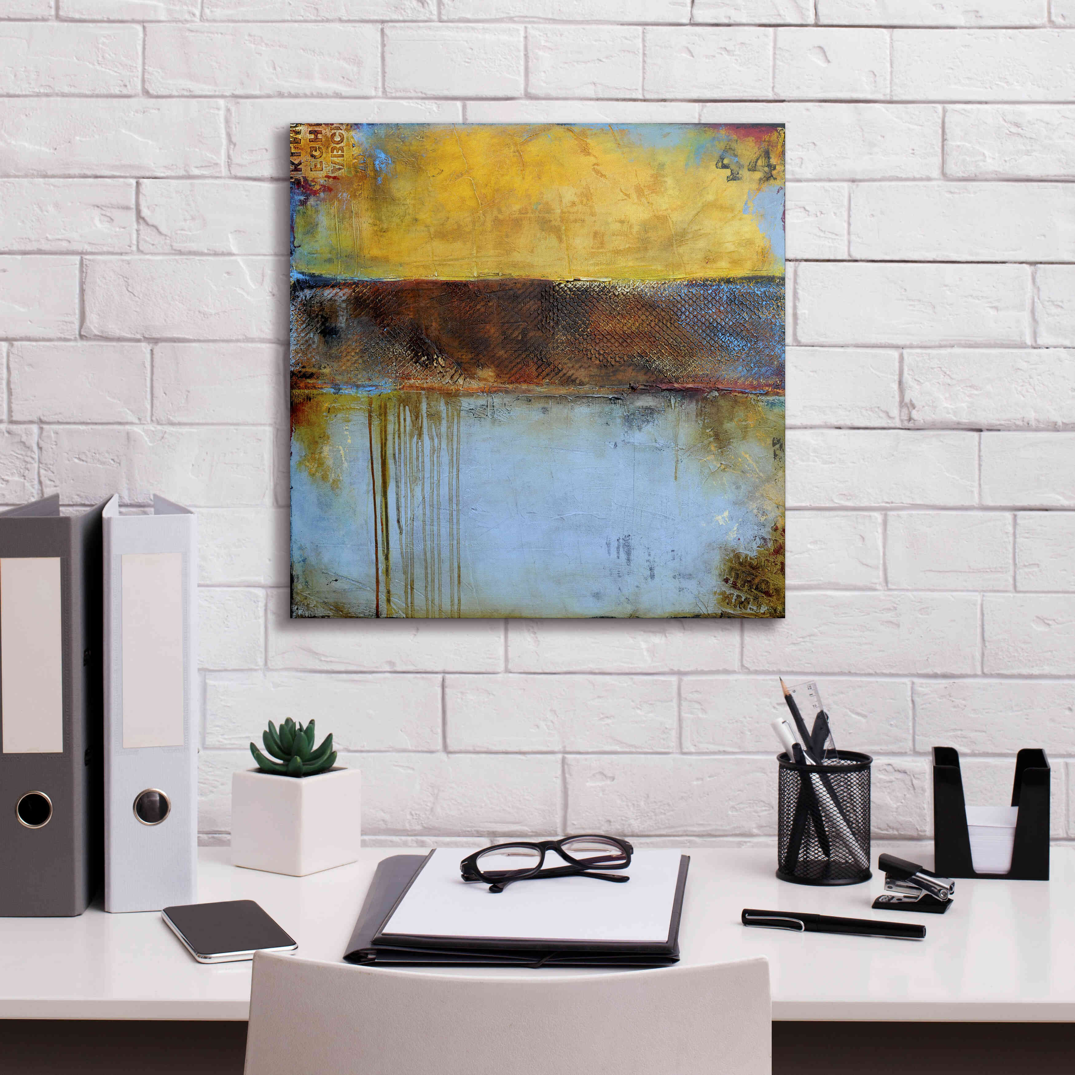 'Crossroad 44' by Erin Ashley, Giclee Canvas Wall Art,18 x 18