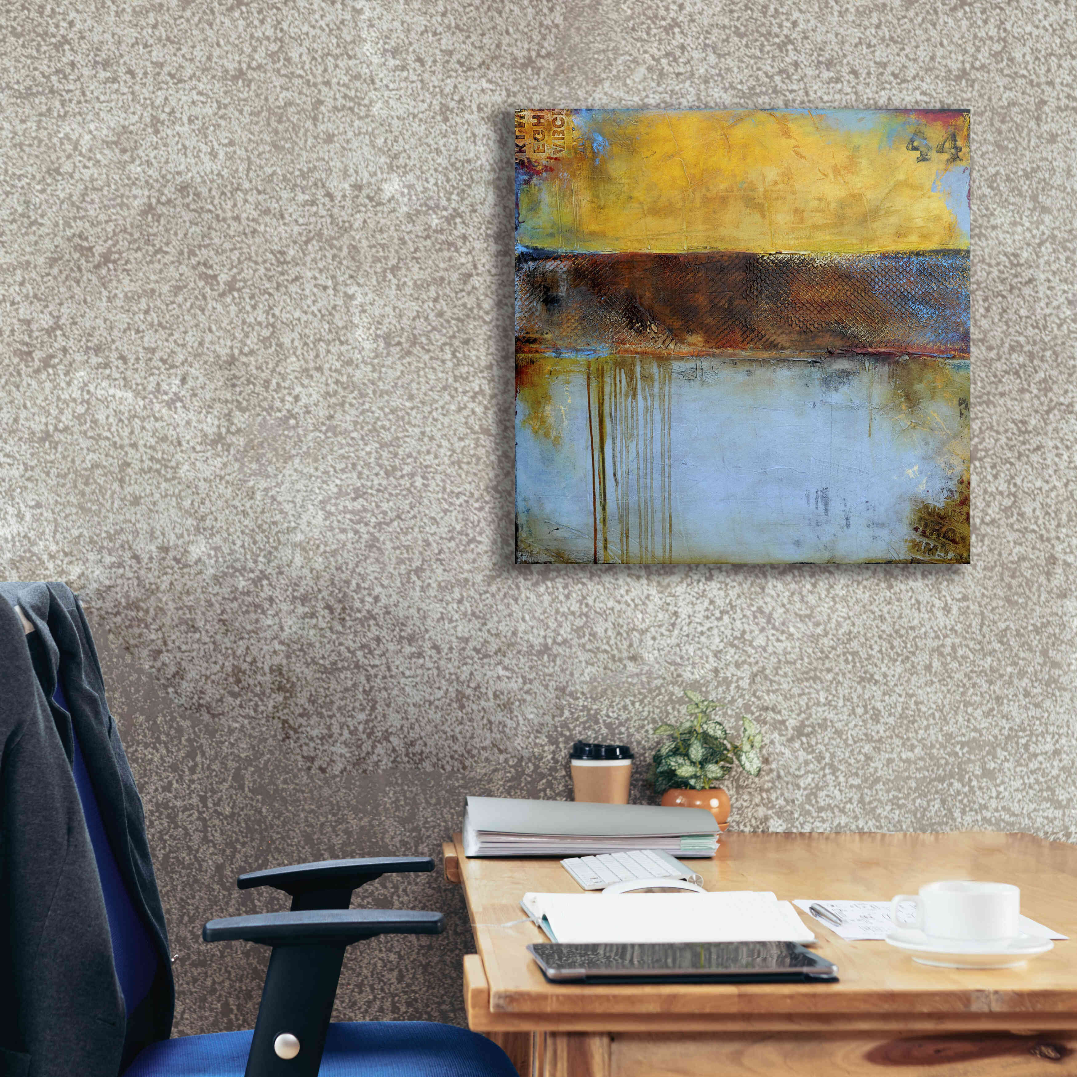 'Crossroad 44' by Erin Ashley, Giclee Canvas Wall Art,26 x 26