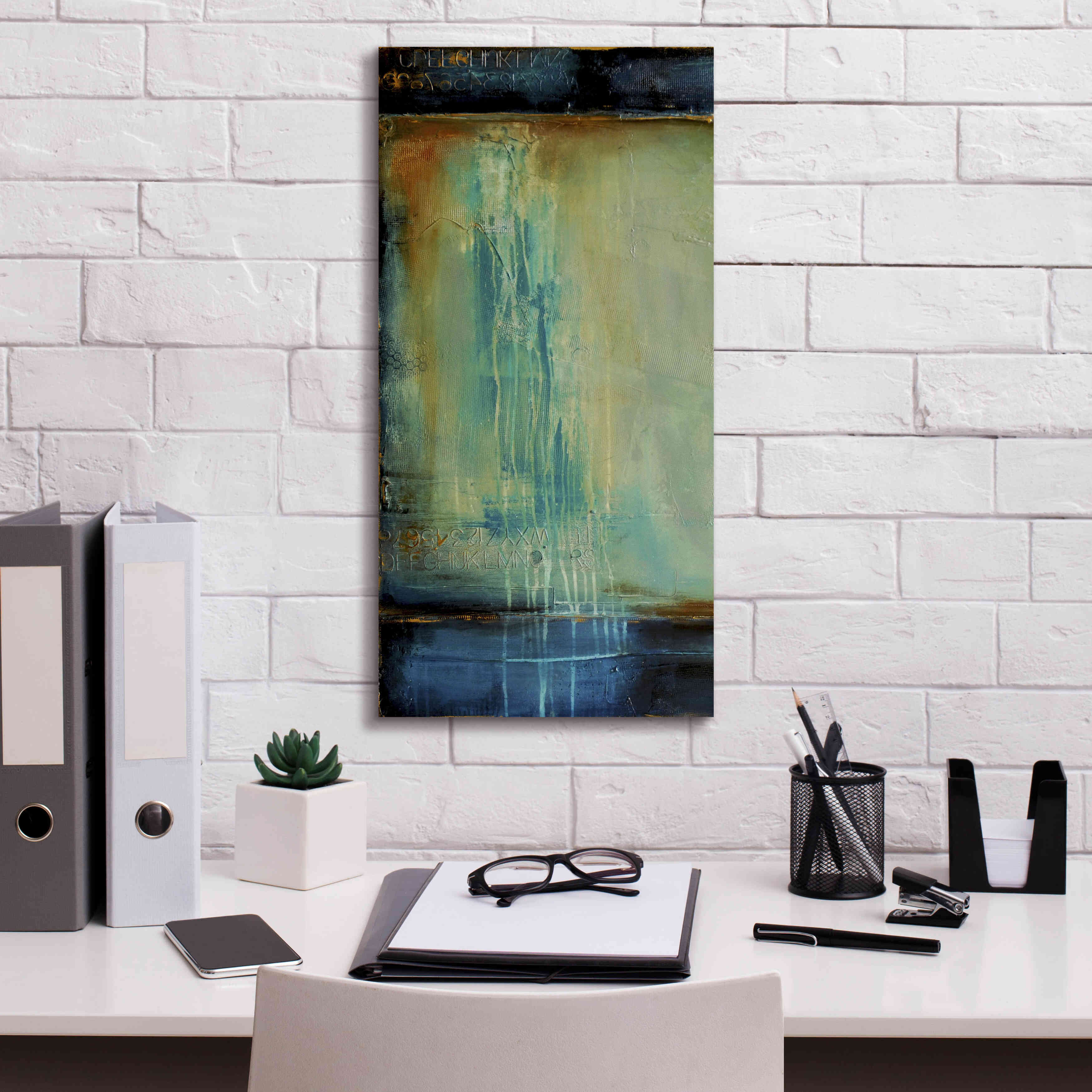 'Cry Me a River I' by Erin Ashley, Giclee Canvas Wall Art,12 x 24