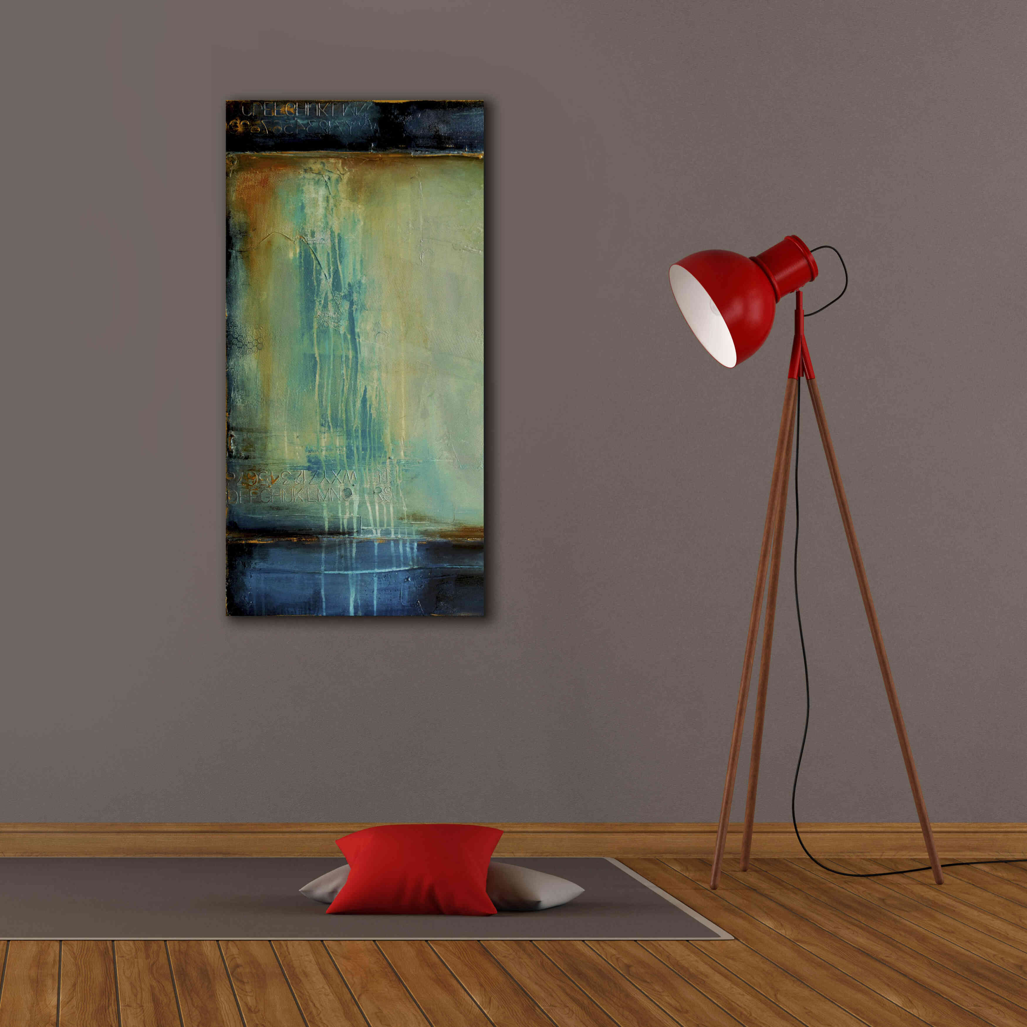 'Cry Me a River I' by Erin Ashley, Giclee Canvas Wall Art,20 x 40