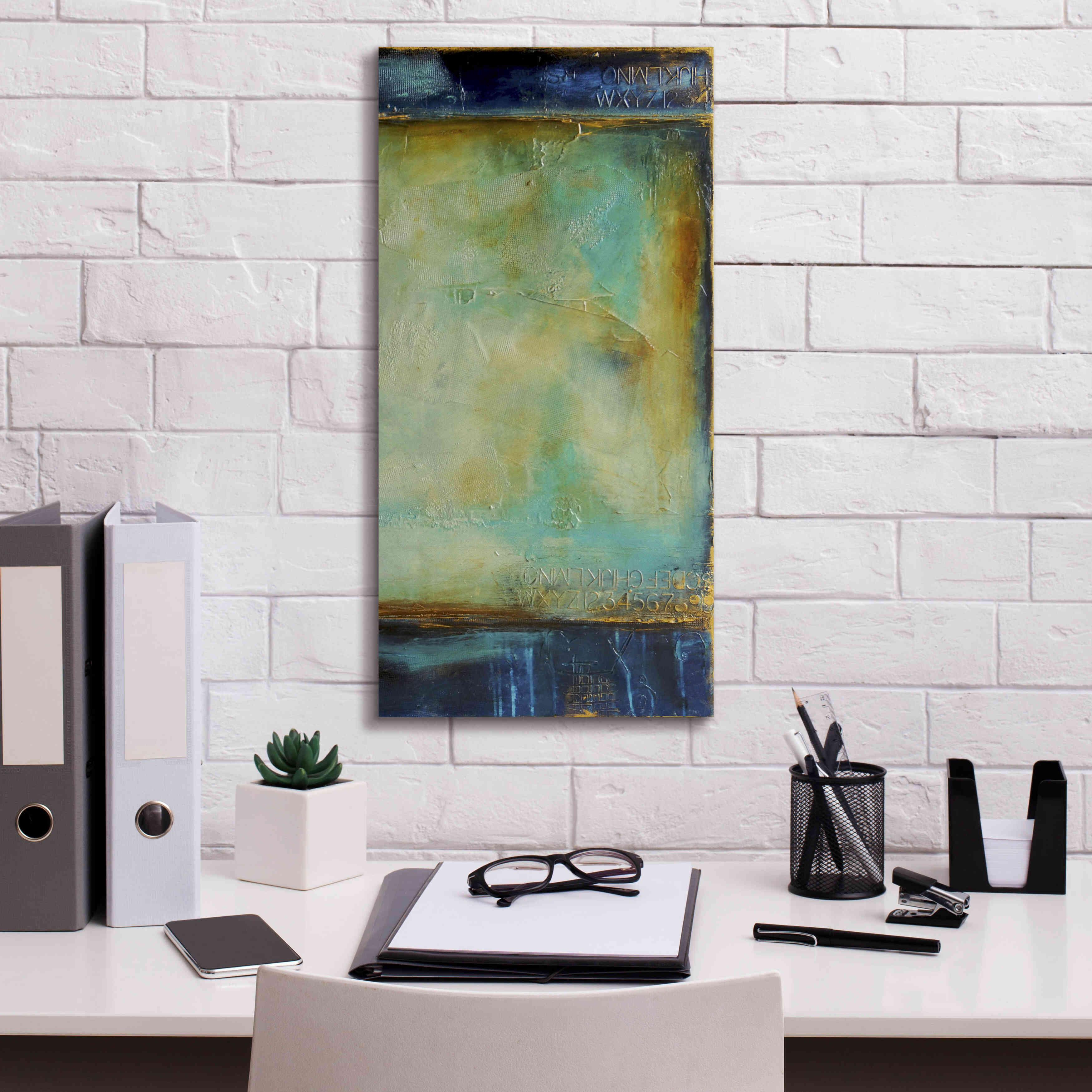 'Cry Me a River II' by Erin Ashley, Giclee Canvas Wall Art,12 x 24