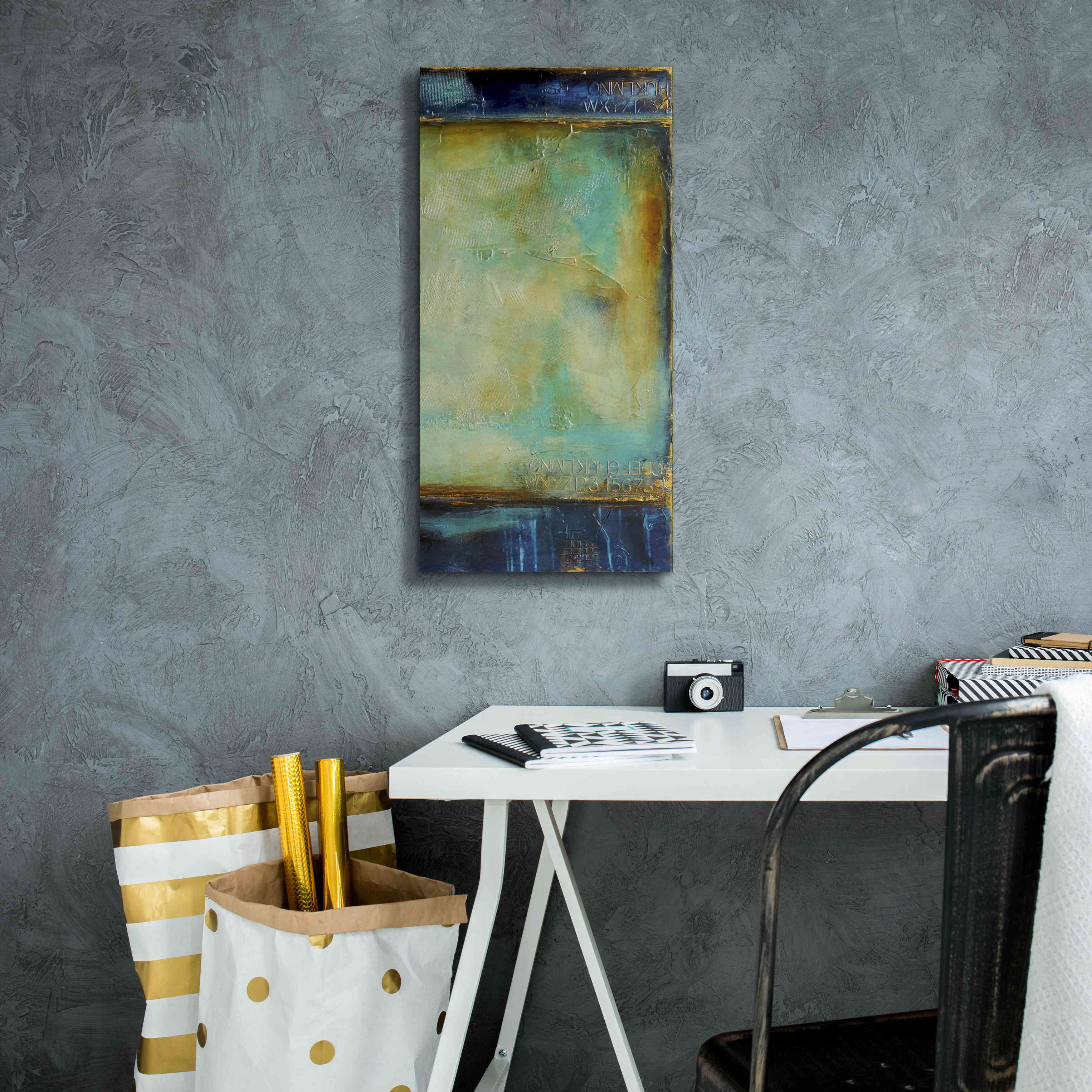 'Cry Me a River II' by Erin Ashley, Giclee Canvas Wall Art,12 x 24