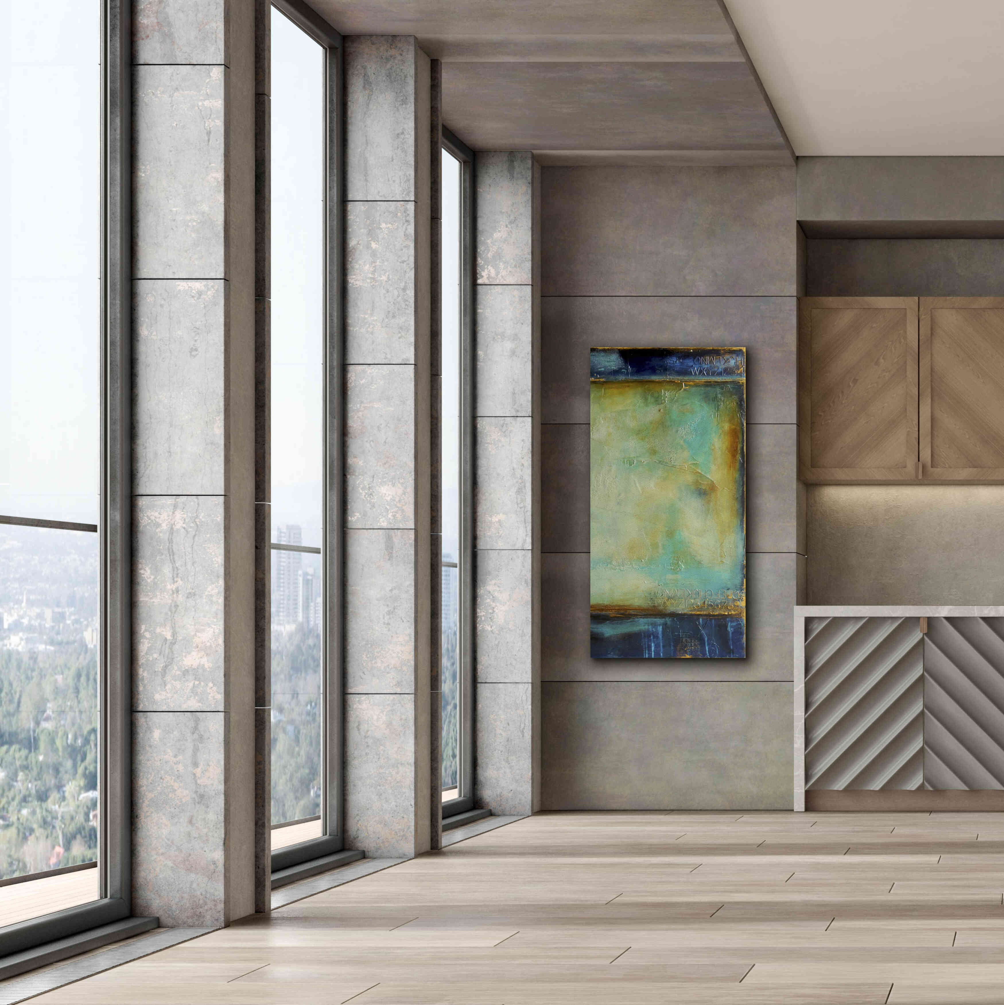 'Cry Me a River II' by Erin Ashley, Giclee Canvas Wall Art,30 x 60