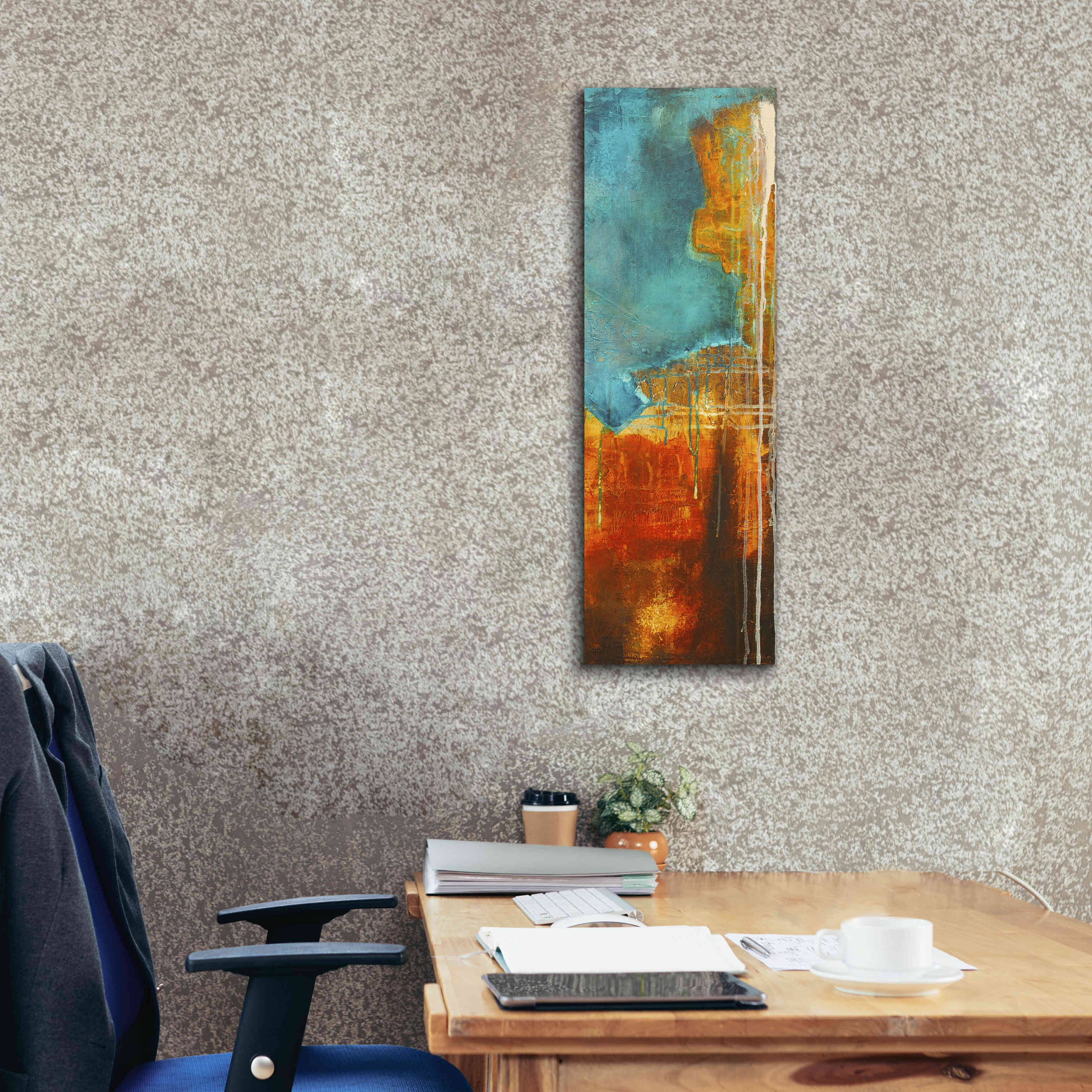 'Emeralds Cave I' by Erin Ashley, Giclee Canvas Wall Art,12 x 36