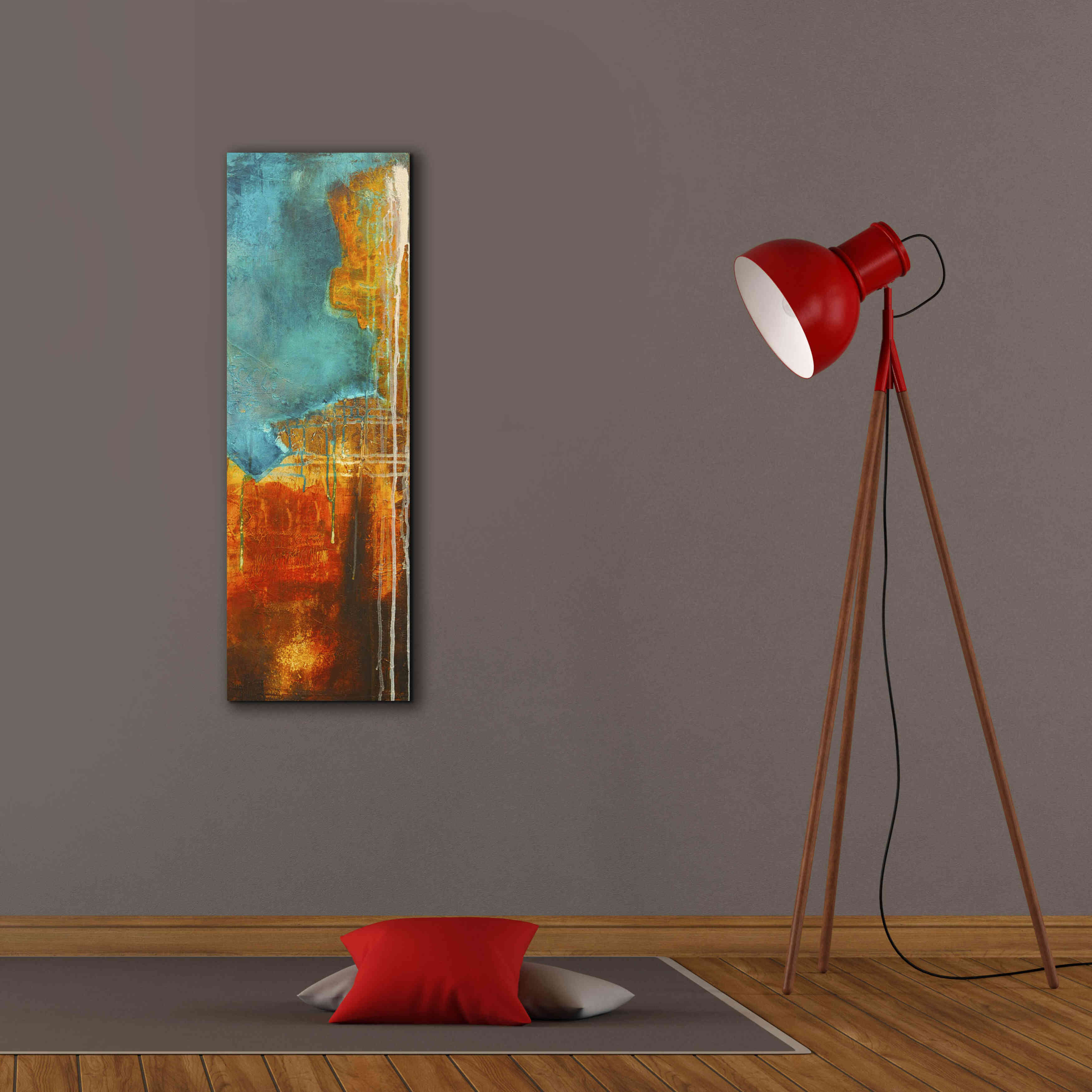 'Emeralds Cave I' by Erin Ashley, Giclee Canvas Wall Art,12 x 36