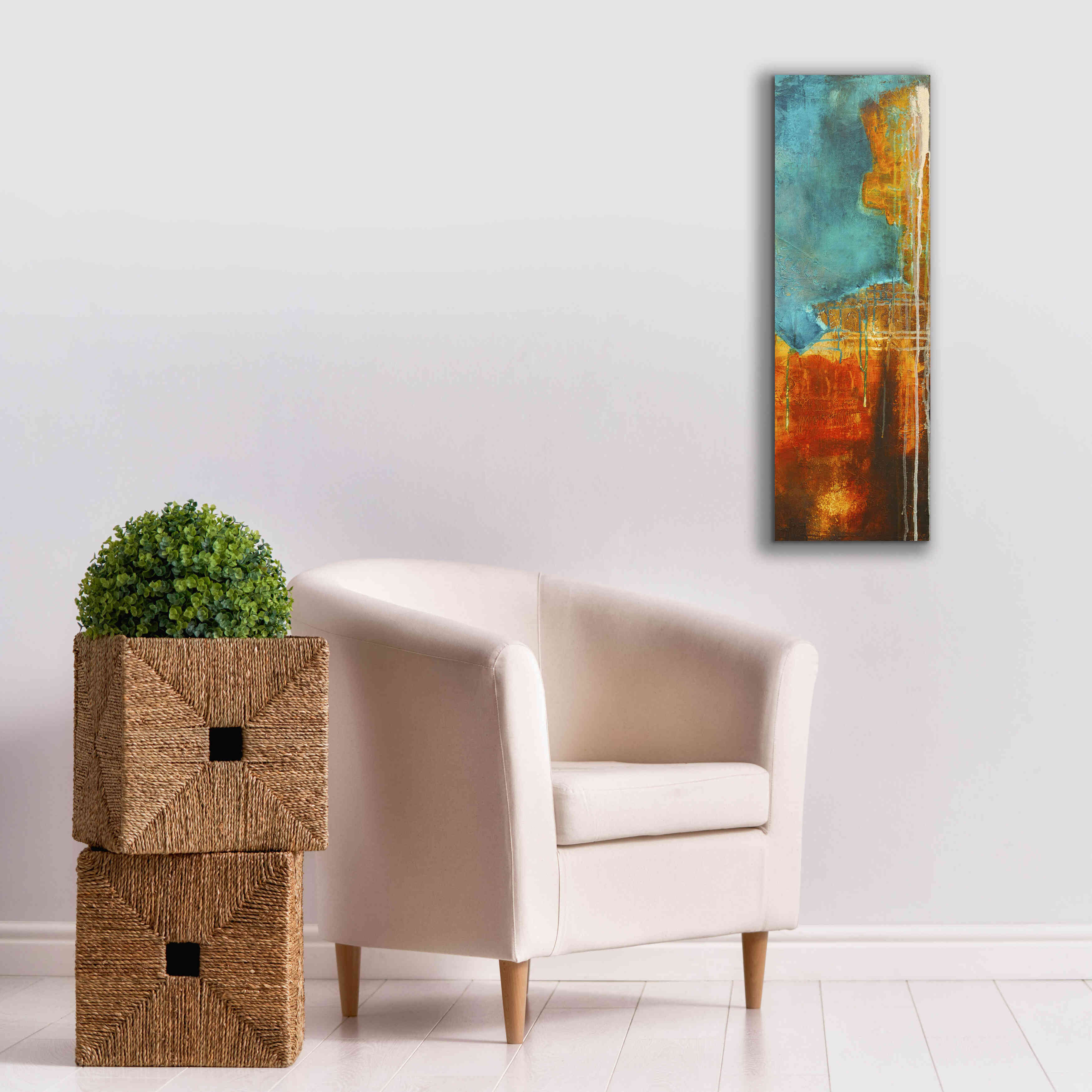 'Emeralds Cave I' by Erin Ashley, Giclee Canvas Wall Art,12 x 36