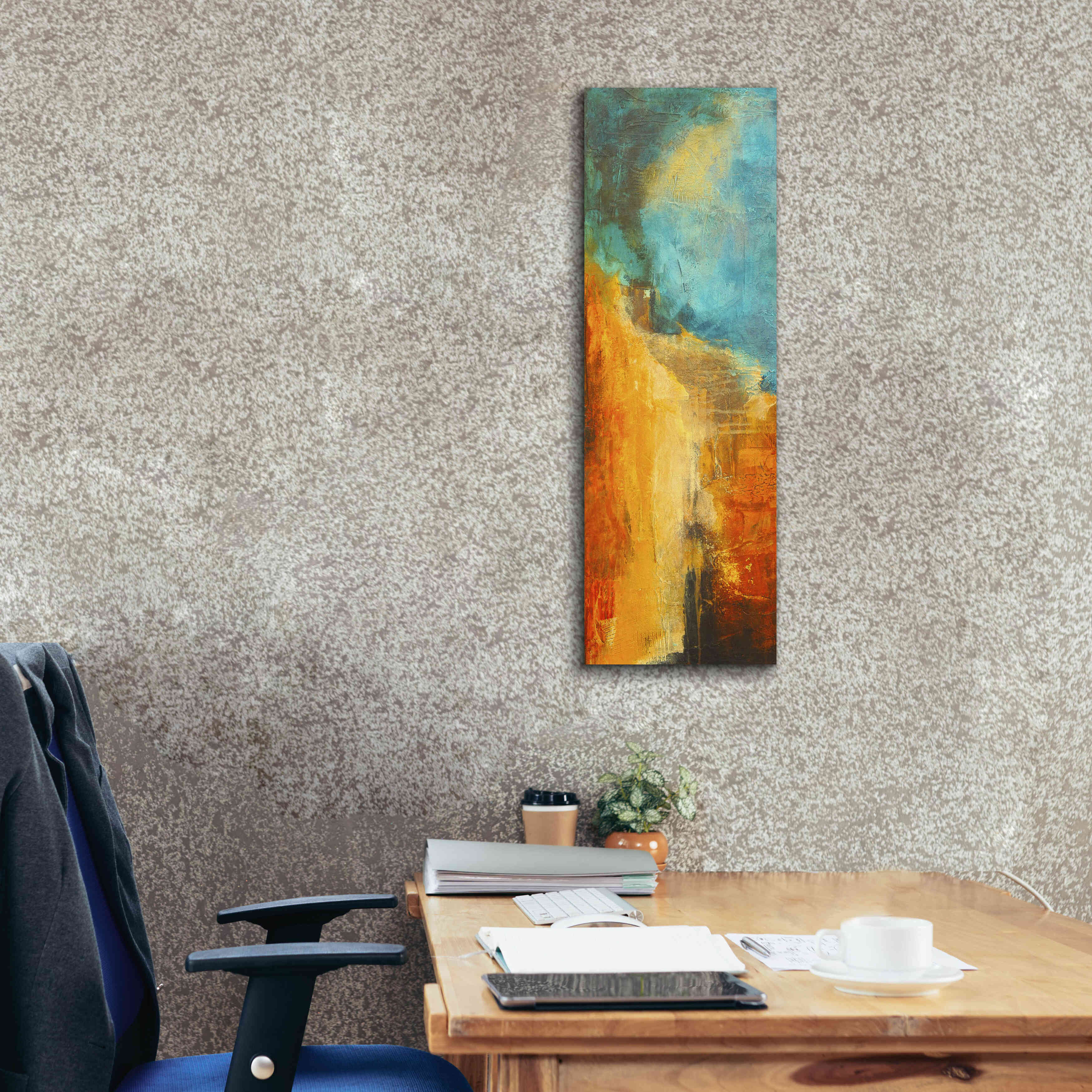 'Emeralds Cave II' by Erin Ashley, Giclee Canvas Wall Art,12 x 36