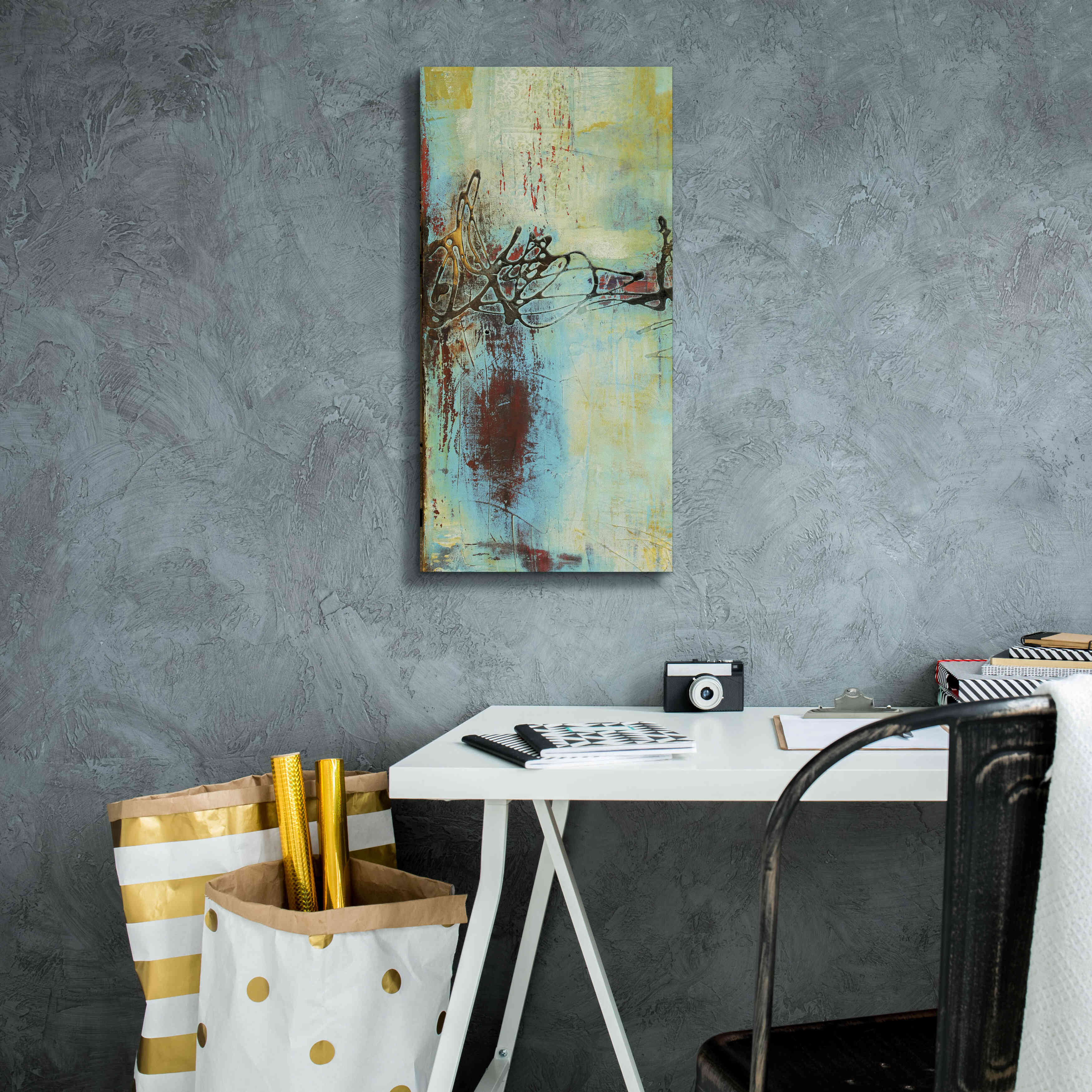 'Gin House Blues I' by Erin Ashley, Giclee Canvas Wall Art,12 x 24