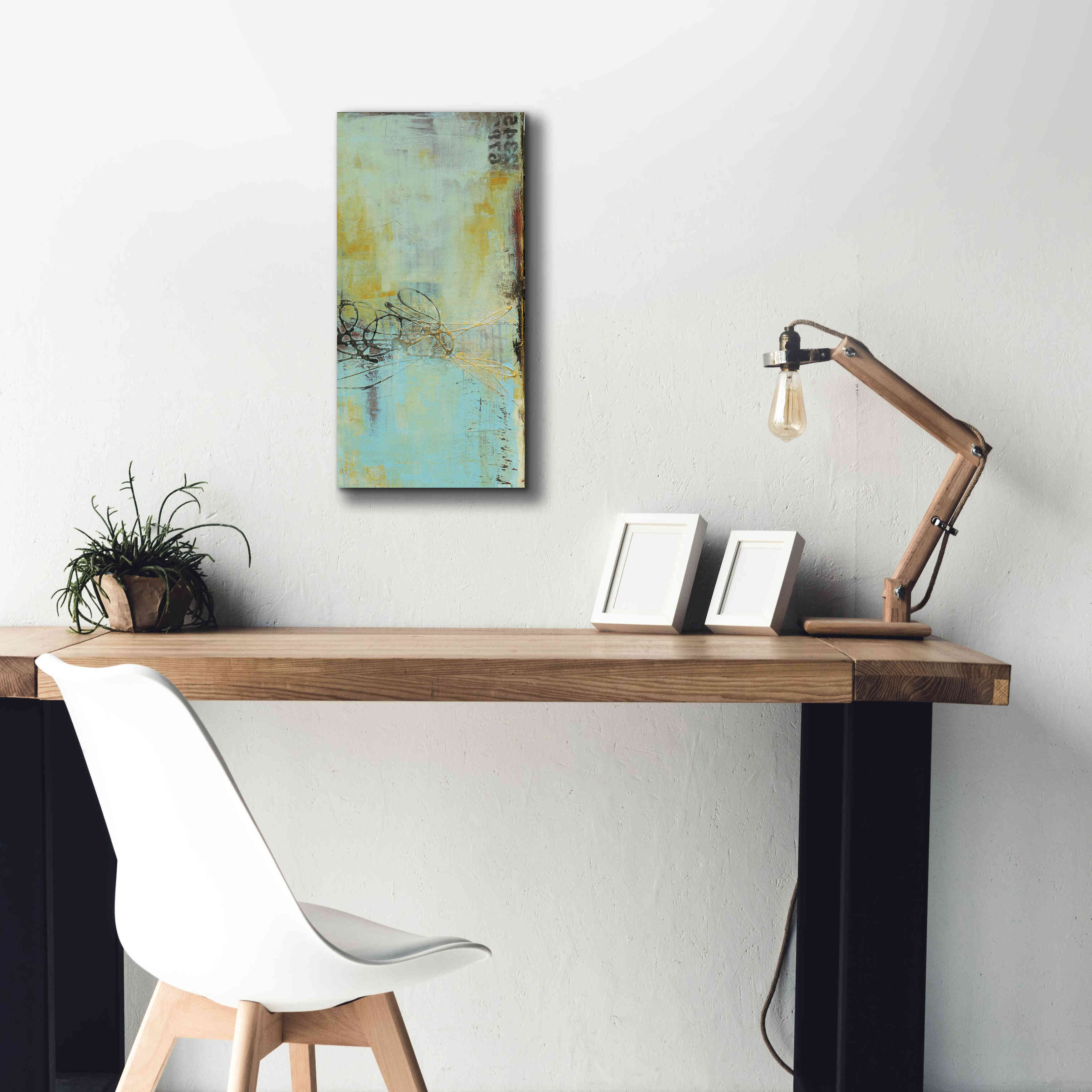 'Gin House Blues II' by Erin Ashley, Giclee Canvas Wall Art,12 x 24