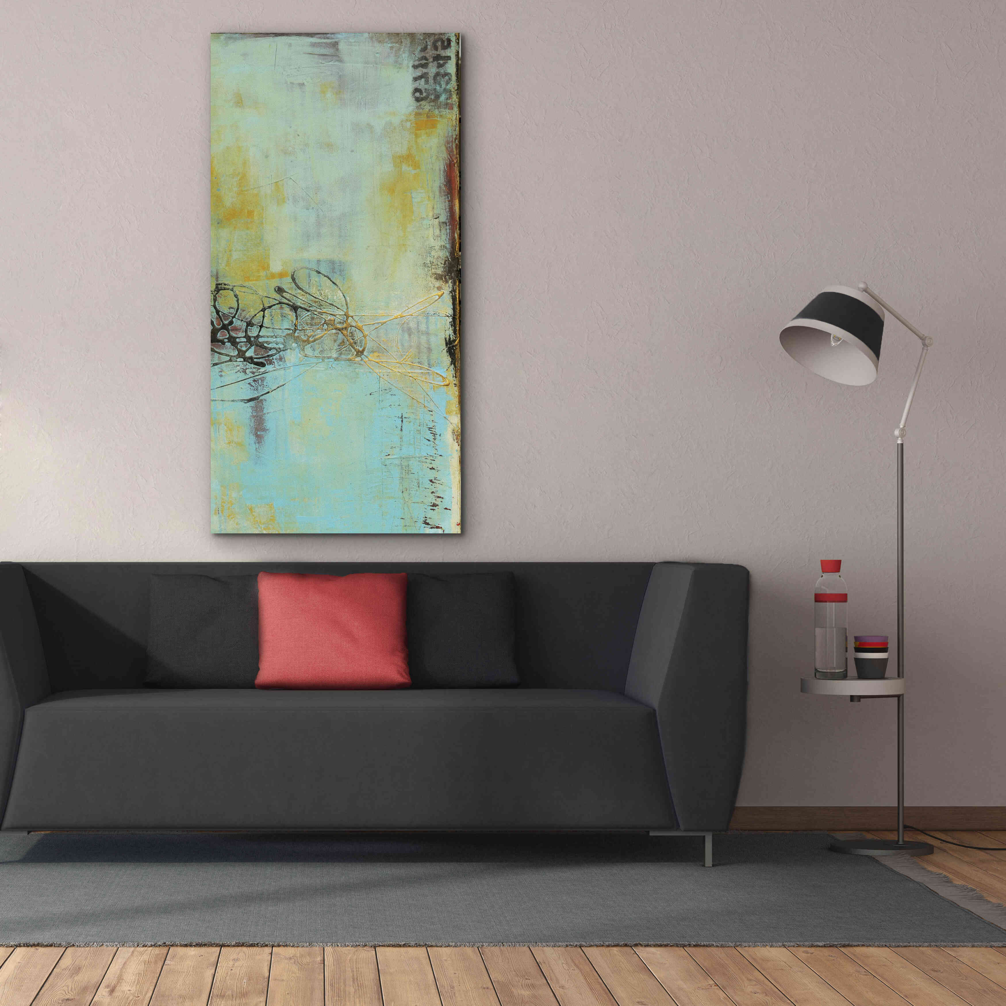 'Gin House Blues II' by Erin Ashley, Giclee Canvas Wall Art,30 x 60