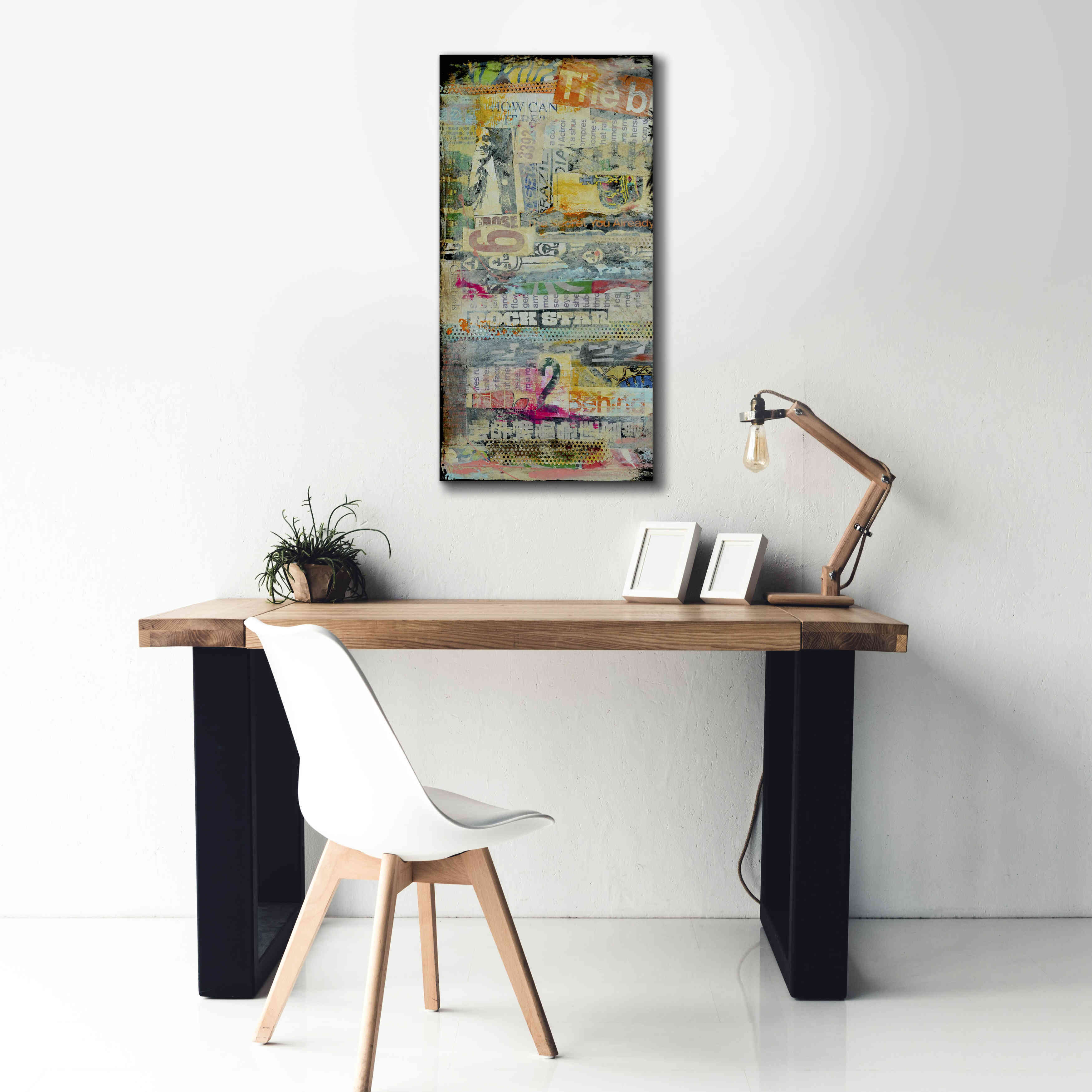 'In the Mix I' by Erin Ashley, Giclee Canvas Wall Art,20 x 40