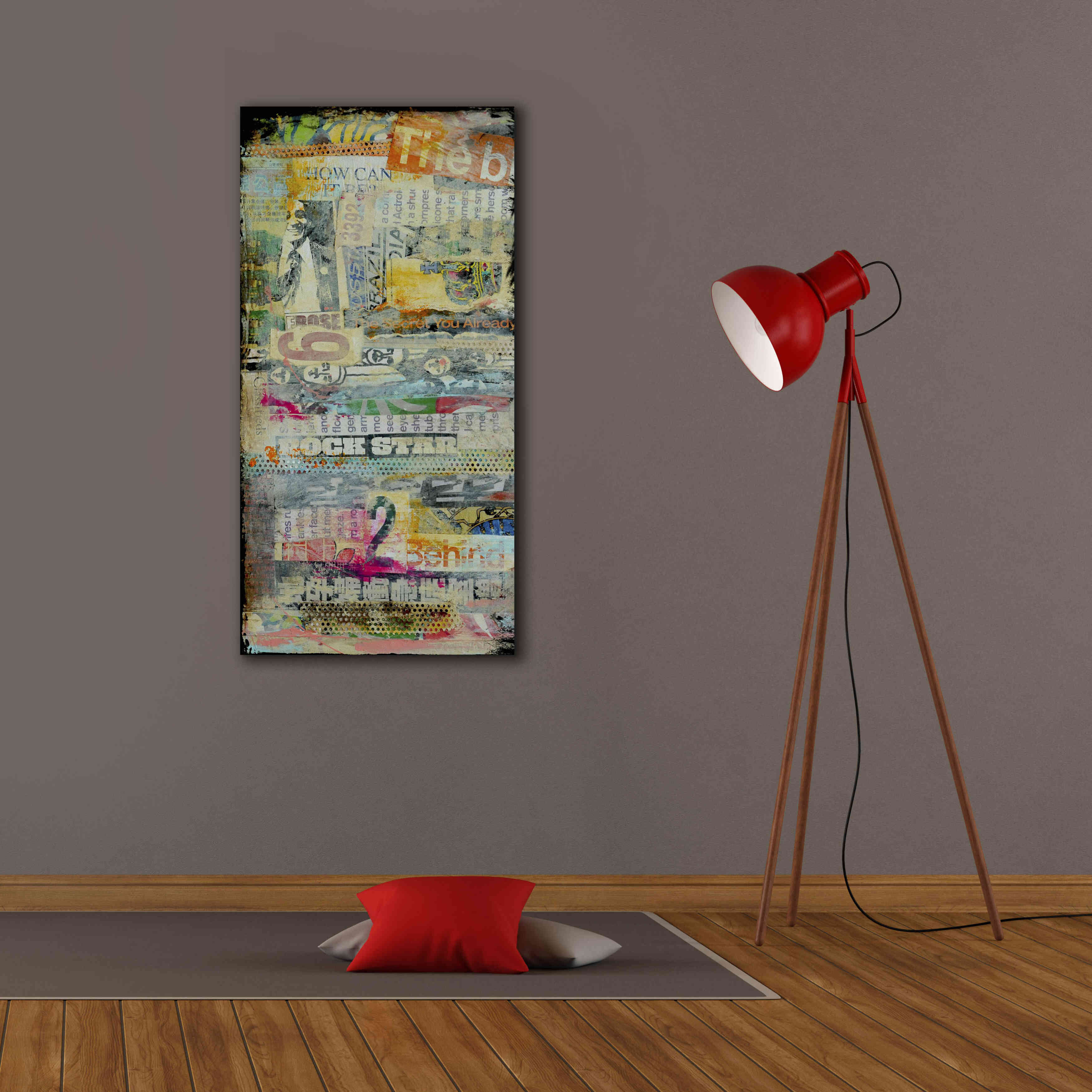 'In the Mix I' by Erin Ashley, Giclee Canvas Wall Art,20 x 40