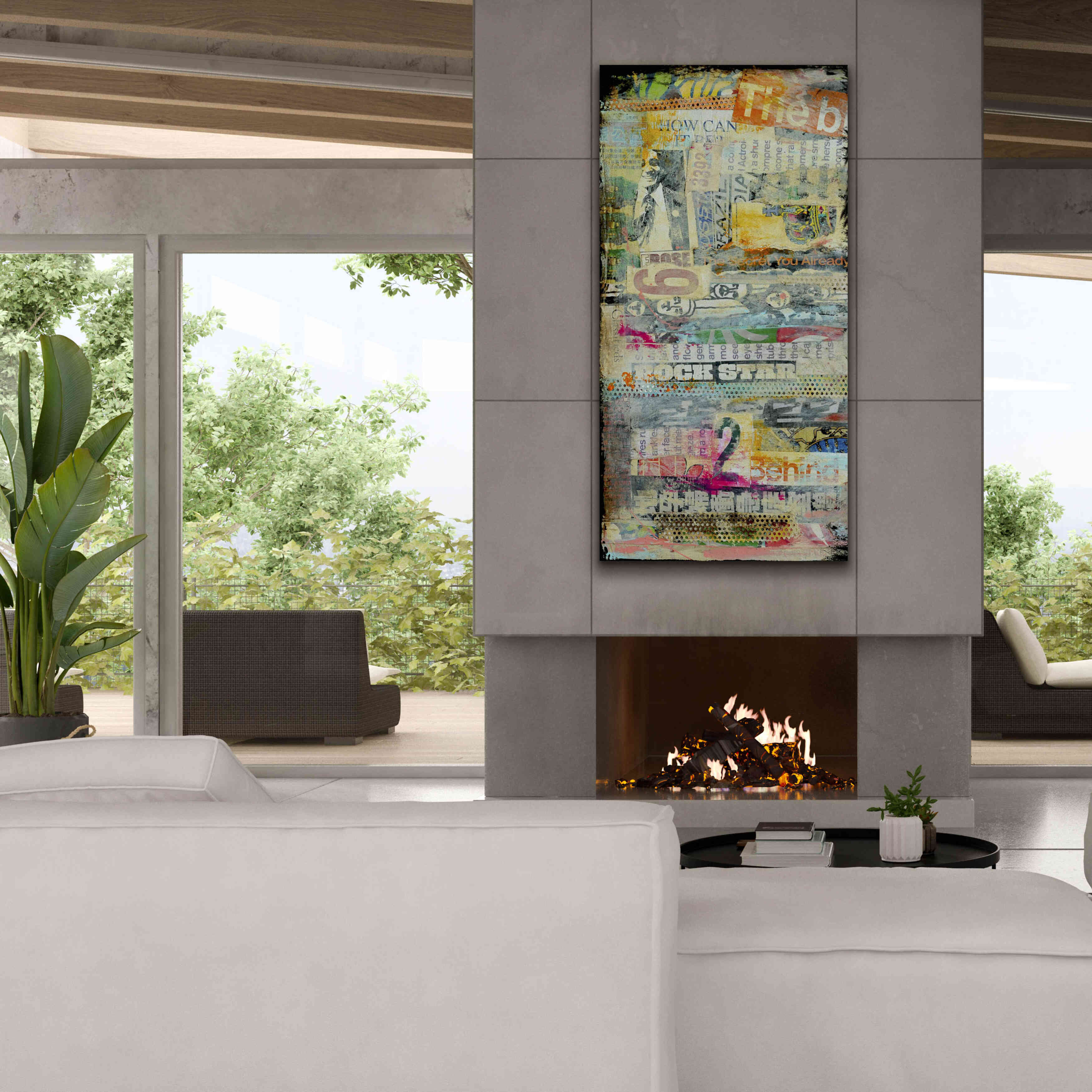 'In the Mix I' by Erin Ashley, Giclee Canvas Wall Art,30 x 60