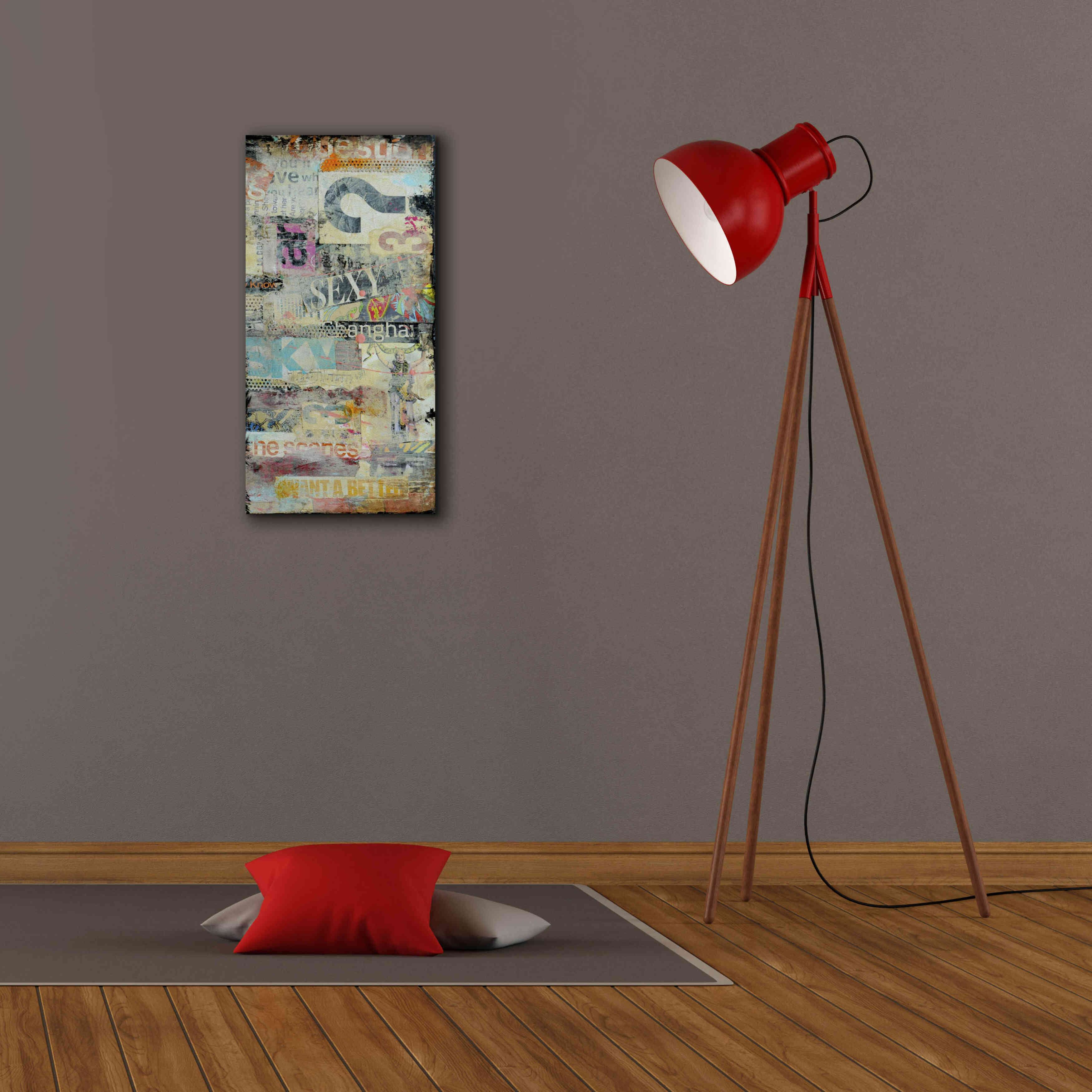 'In the Mix II' by Erin Ashley, Giclee Canvas Wall Art,12 x 24