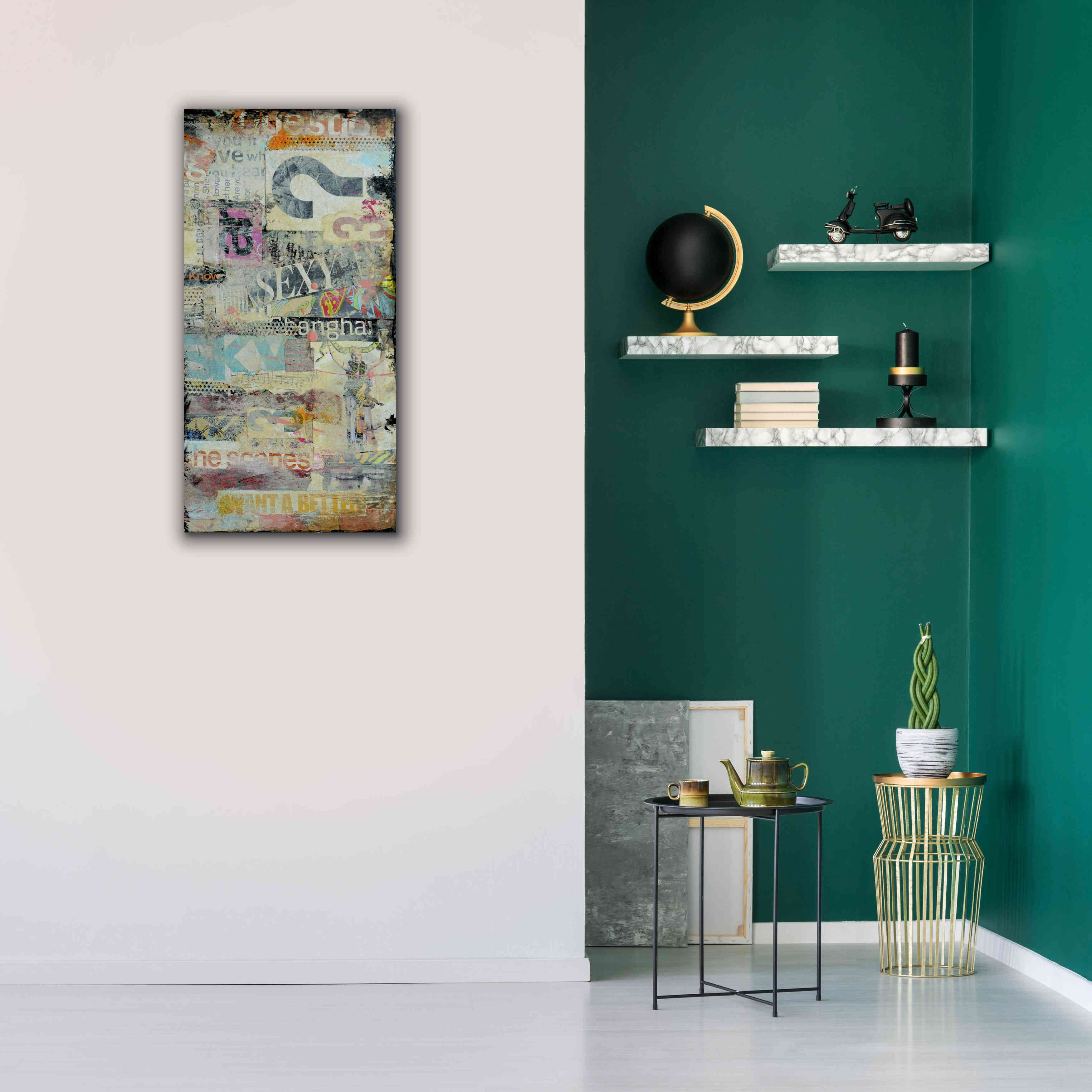 'In the Mix II' by Erin Ashley, Giclee Canvas Wall Art,20 x 40