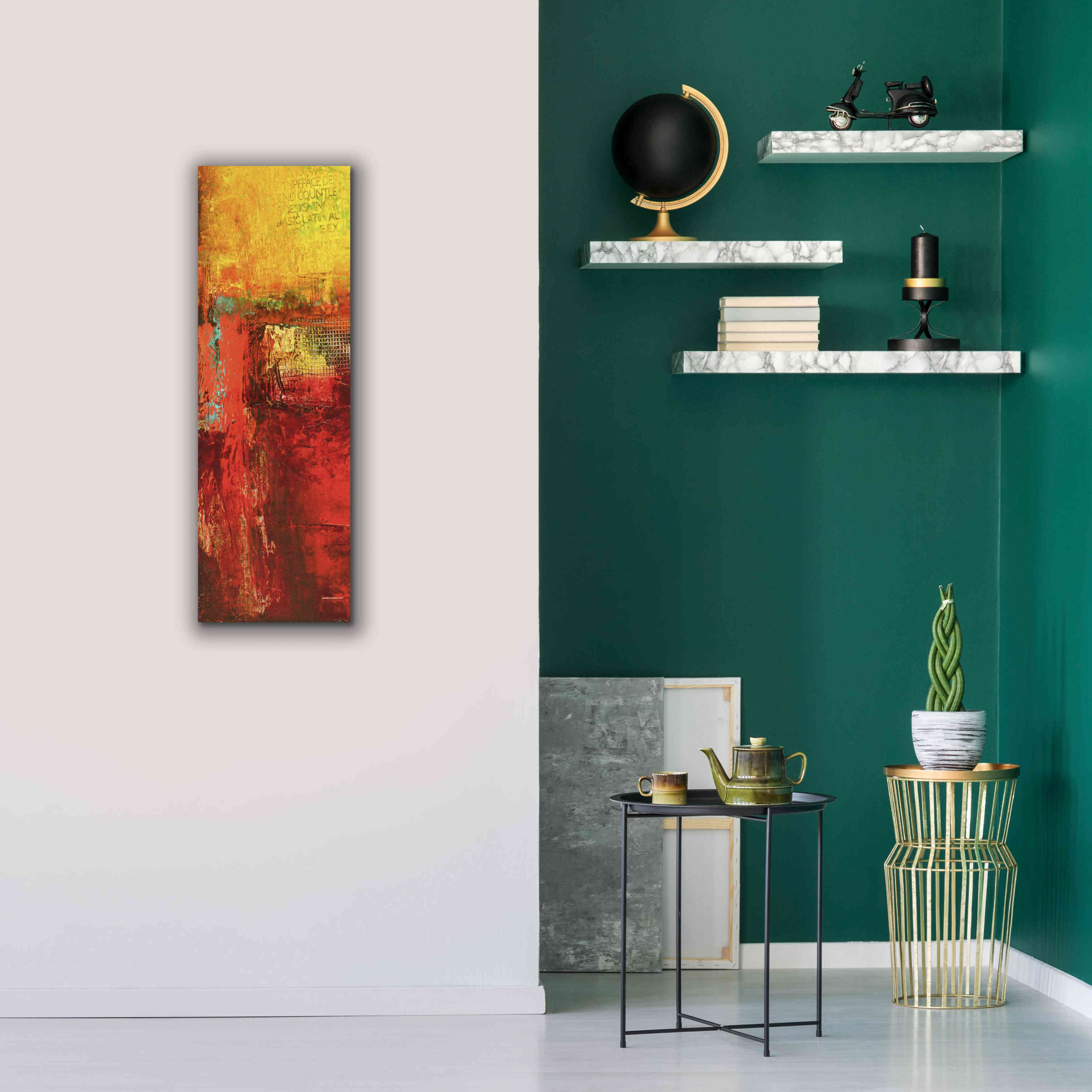 'Inner Circle III' by Erin Ashley, Giclee Canvas Wall Art,12 x 36