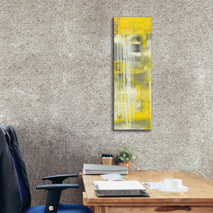 'Mellow Yellow I' by Erin Ashley, Giclee Canvas Wall Art,12 x 36