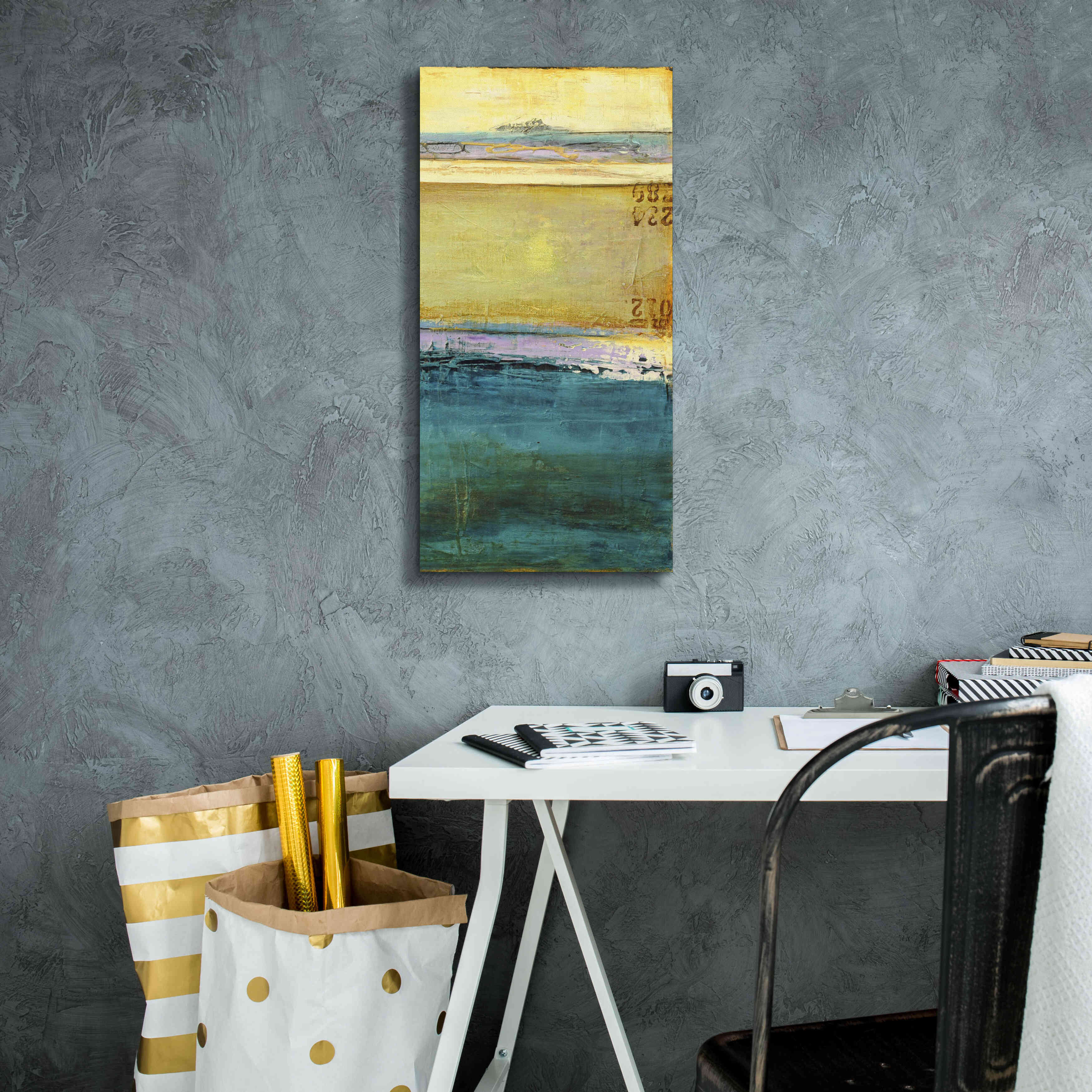 'UA Mystic Jewel I' by Erin Ashley, Giclee Canvas Wall Art,12 x 24