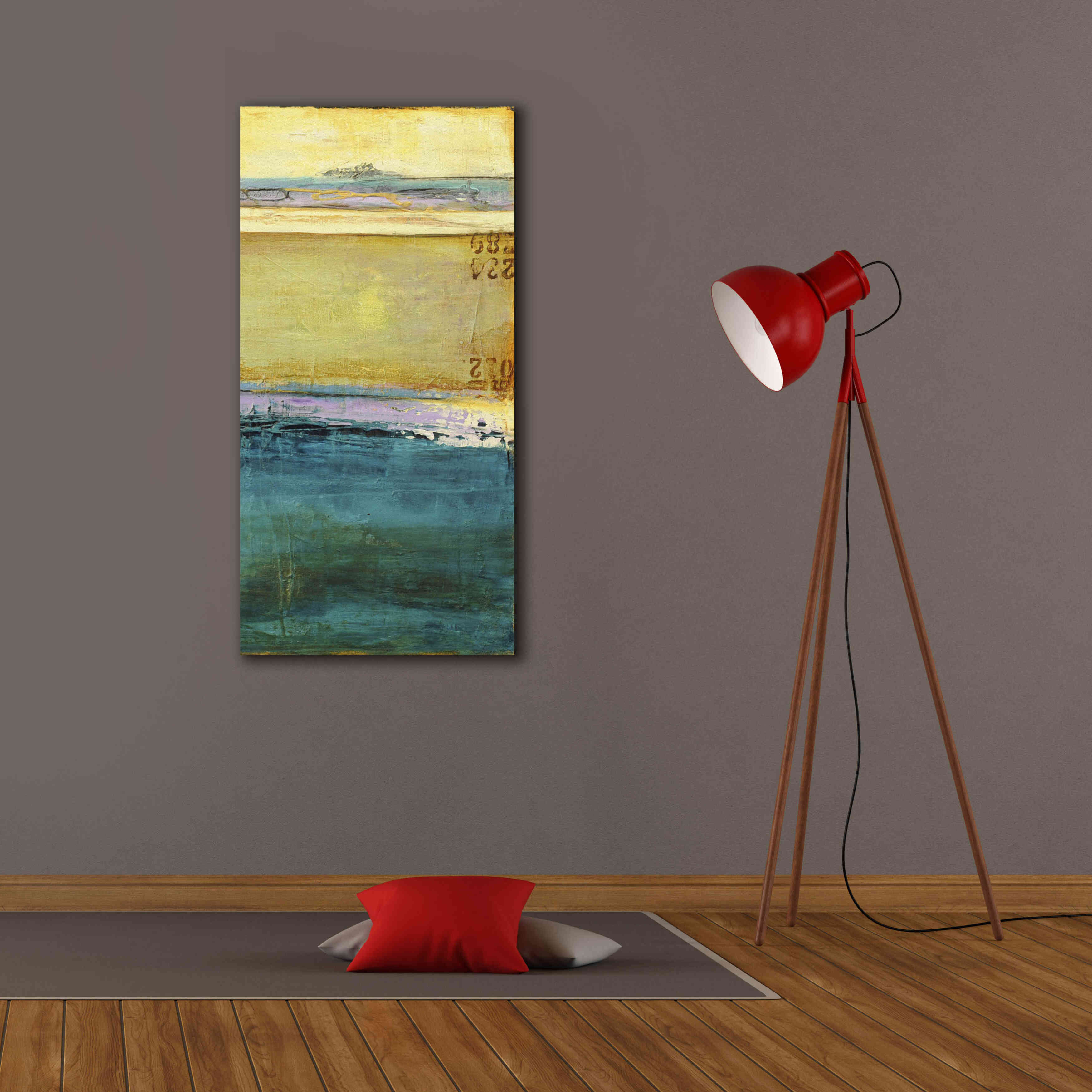 'UA Mystic Jewel I' by Erin Ashley, Giclee Canvas Wall Art,20 x 40