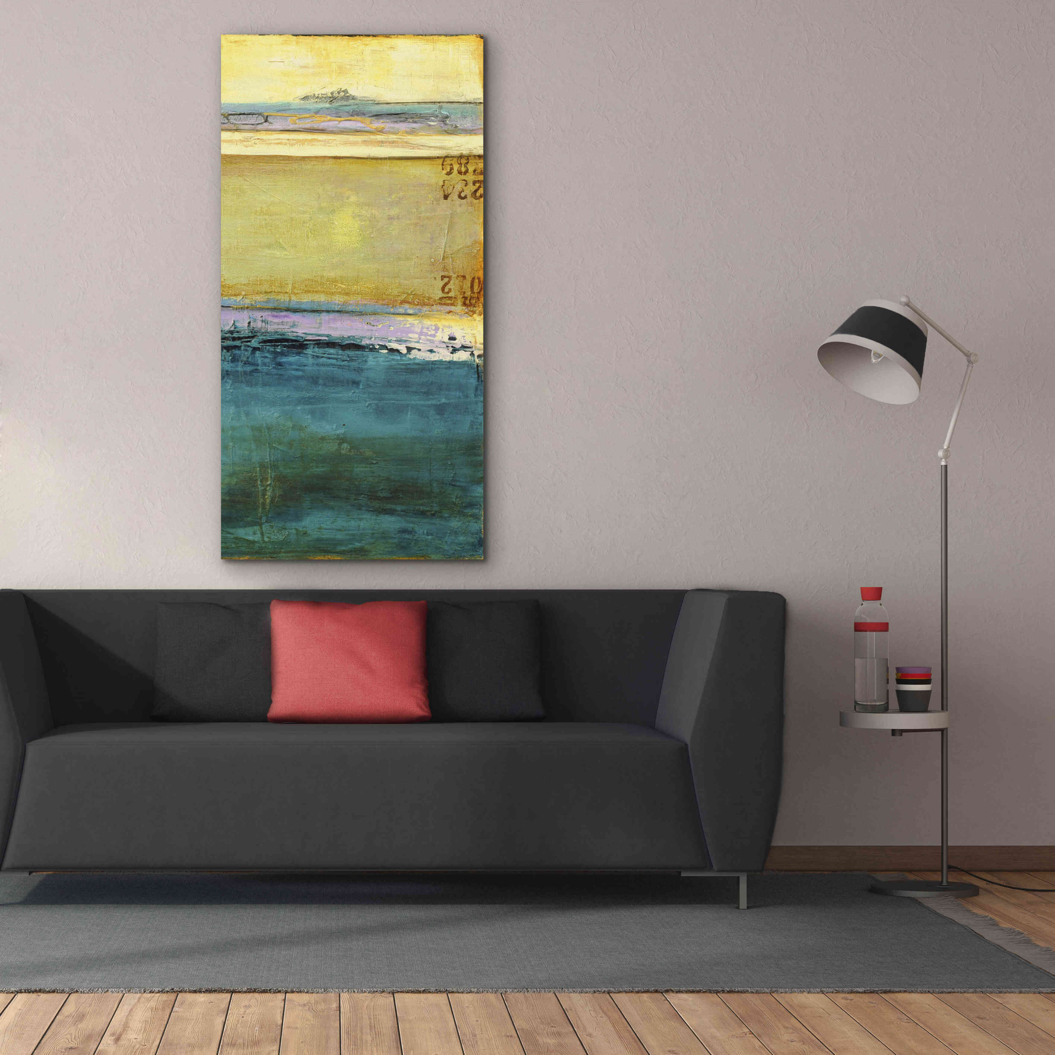 'UA Mystic Jewel I' by Erin Ashley, Giclee Canvas Wall Art,30 x 60