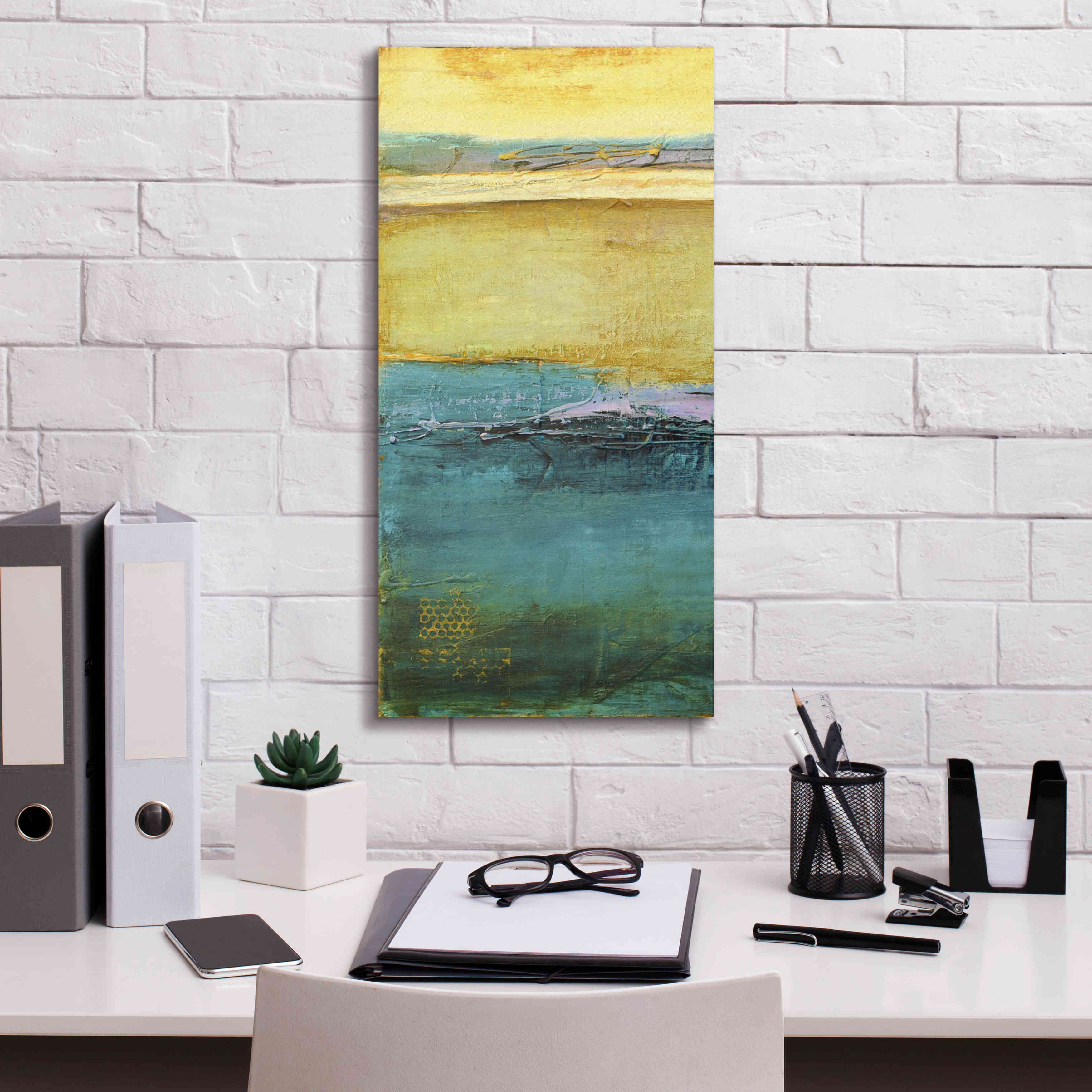 'UA Mystic Jewel II' by Erin Ashley, Giclee Canvas Wall Art,12 x 24