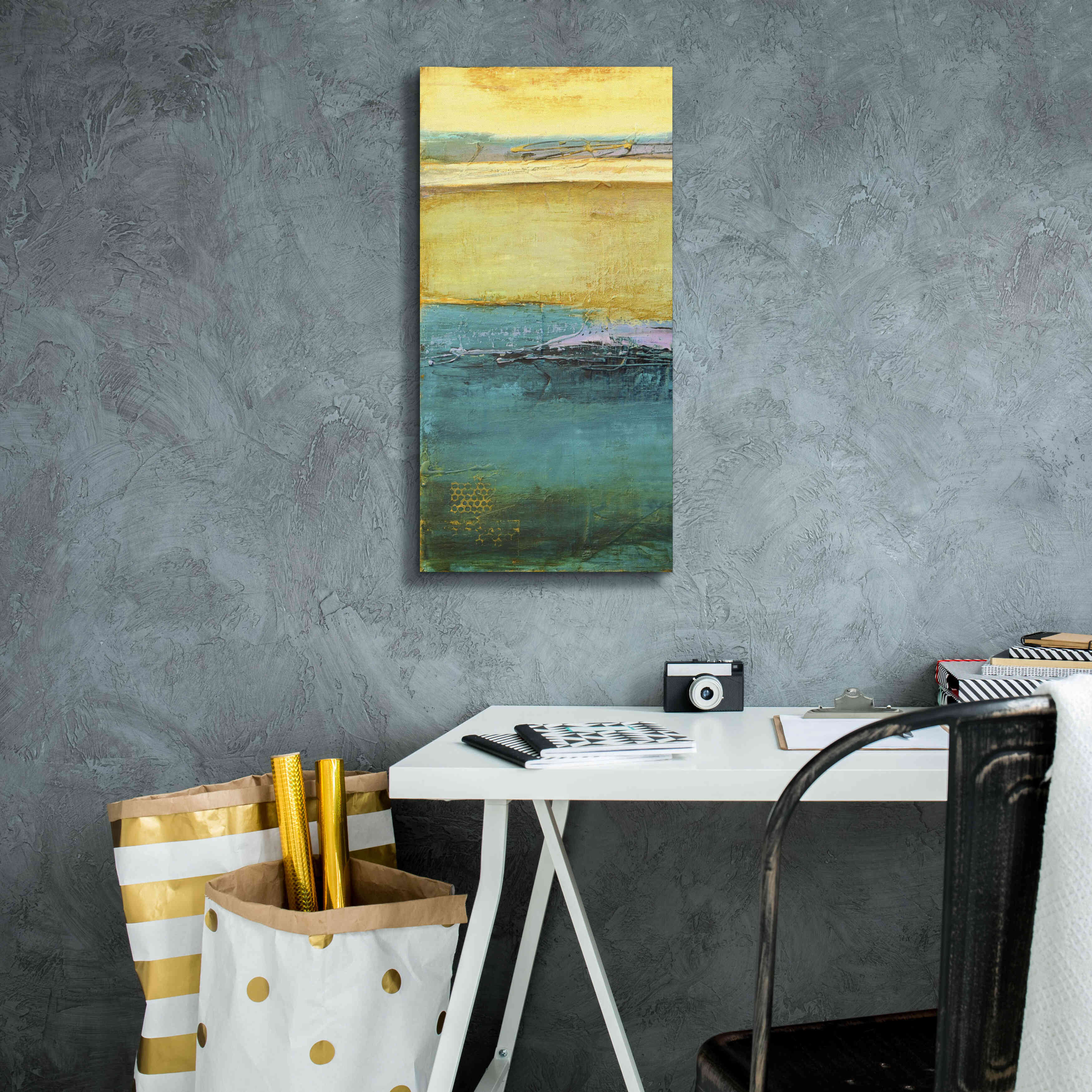'UA Mystic Jewel II' by Erin Ashley, Giclee Canvas Wall Art,12 x 24