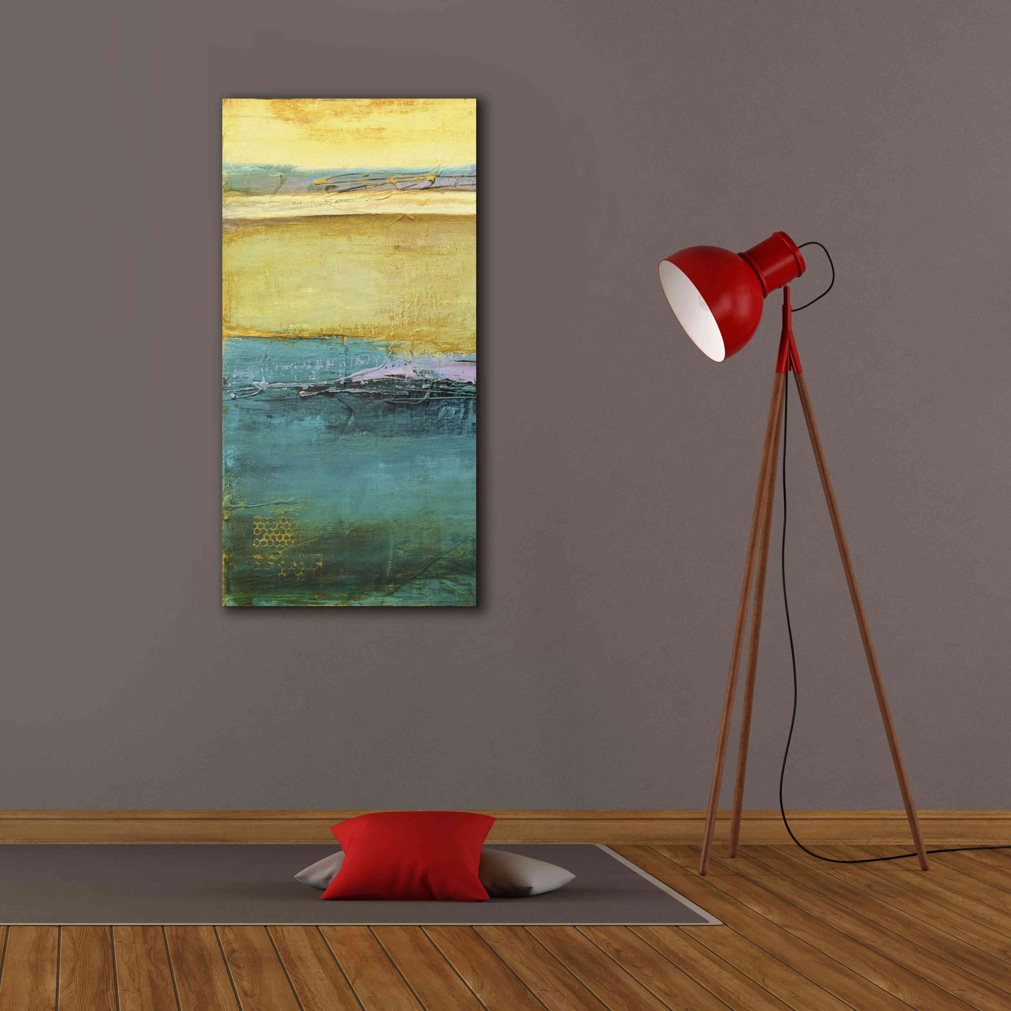 'UA Mystic Jewel II' by Erin Ashley, Giclee Canvas Wall Art,20 x 40