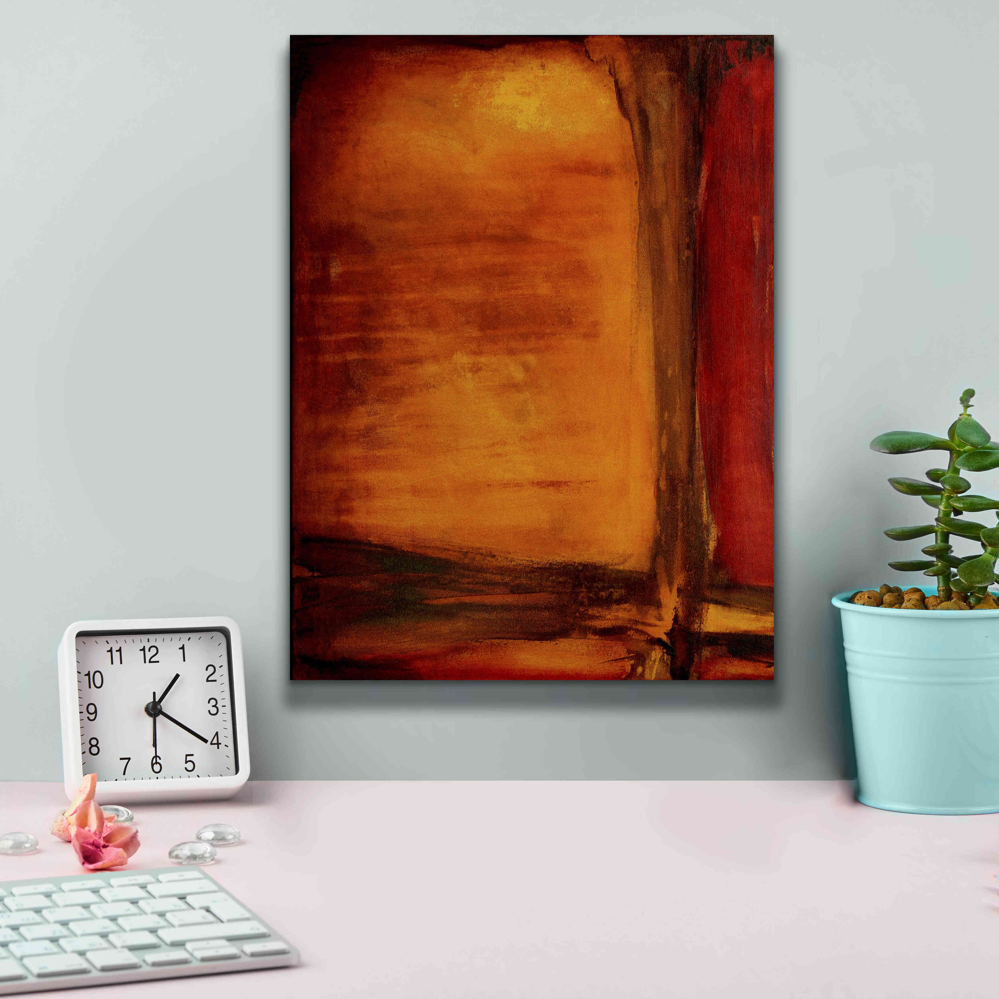 'Red Dawn I' by Erin Ashley, Giclee Canvas Wall Art,12 x 16