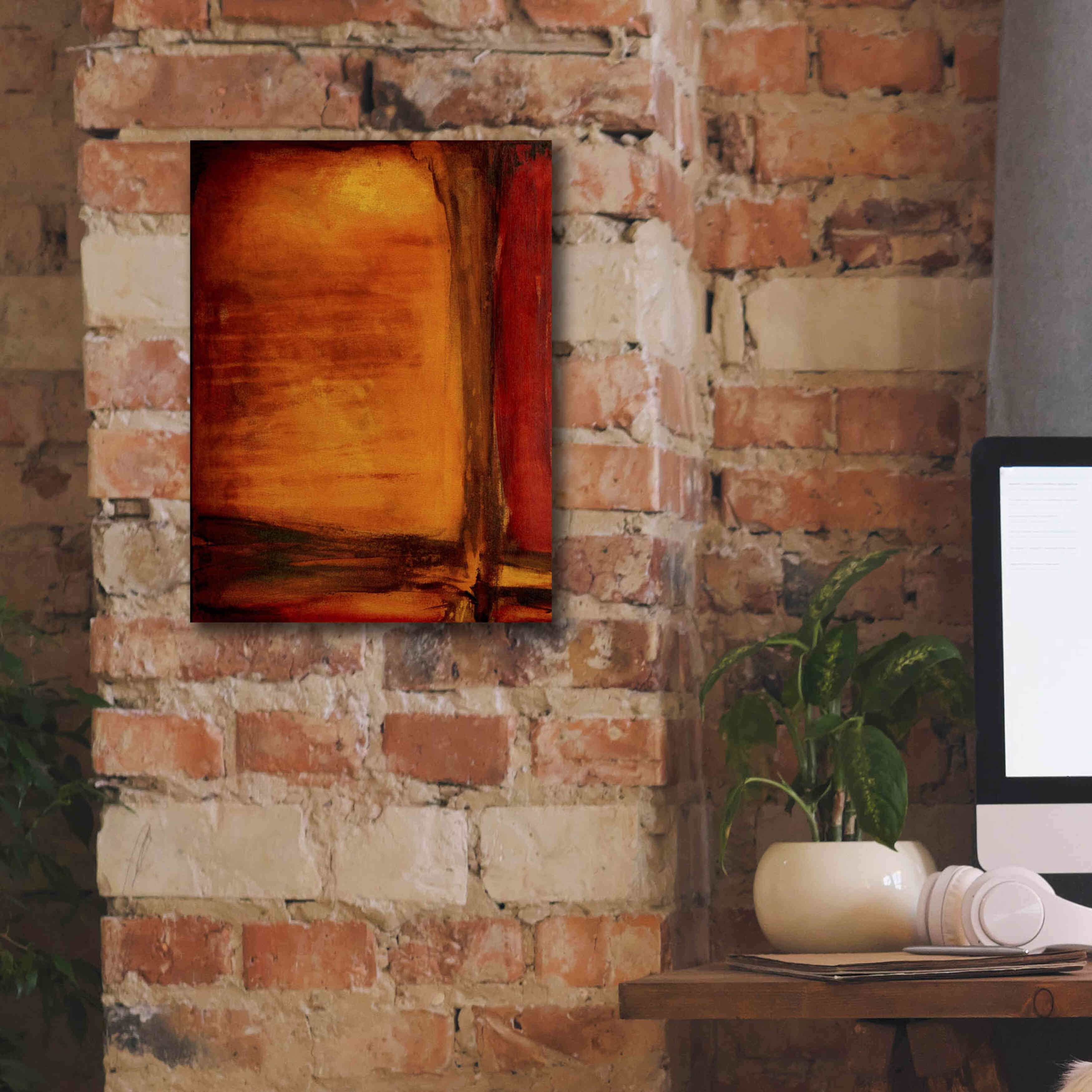 'Red Dawn I' by Erin Ashley, Giclee Canvas Wall Art,12 x 16