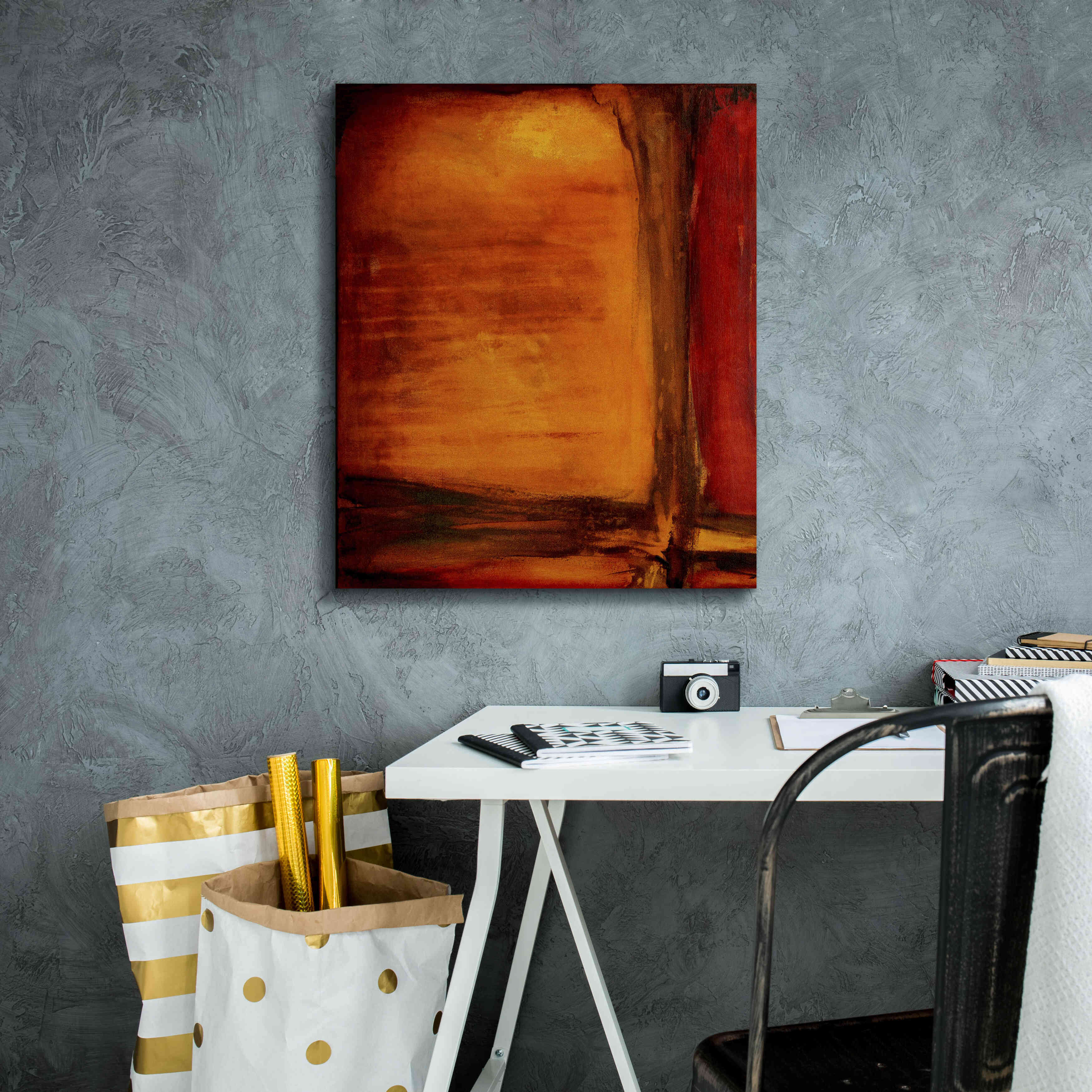 'Red Dawn I' by Erin Ashley, Giclee Canvas Wall Art,20 x 24