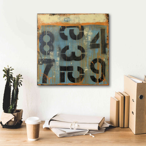 Image of 'Score Card' by Erin Ashley, Giclee Canvas Wall Art,18 x 18