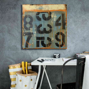 'Score Card' by Erin Ashley, Giclee Canvas Wall Art,26 x 26