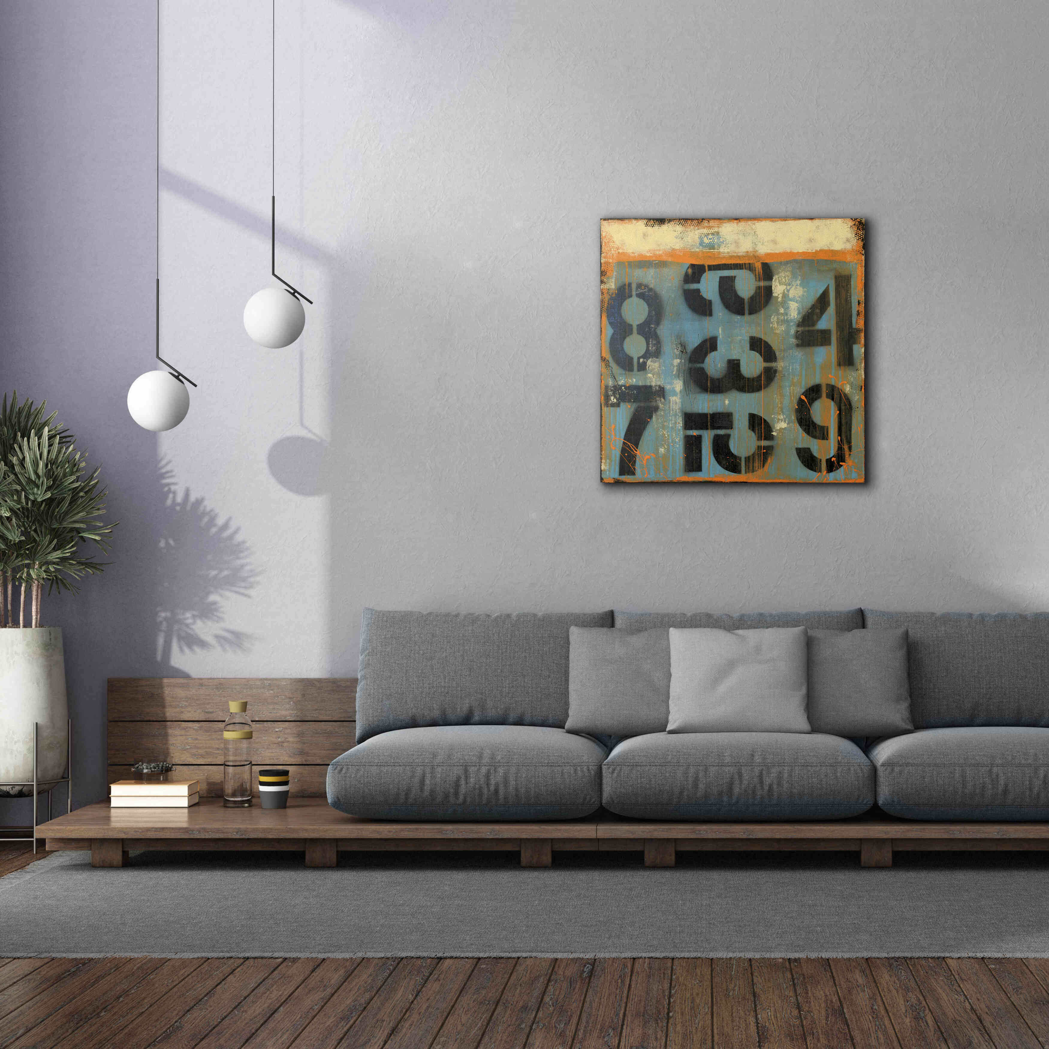 'Score Card' by Erin Ashley, Giclee Canvas Wall Art,37 x 37