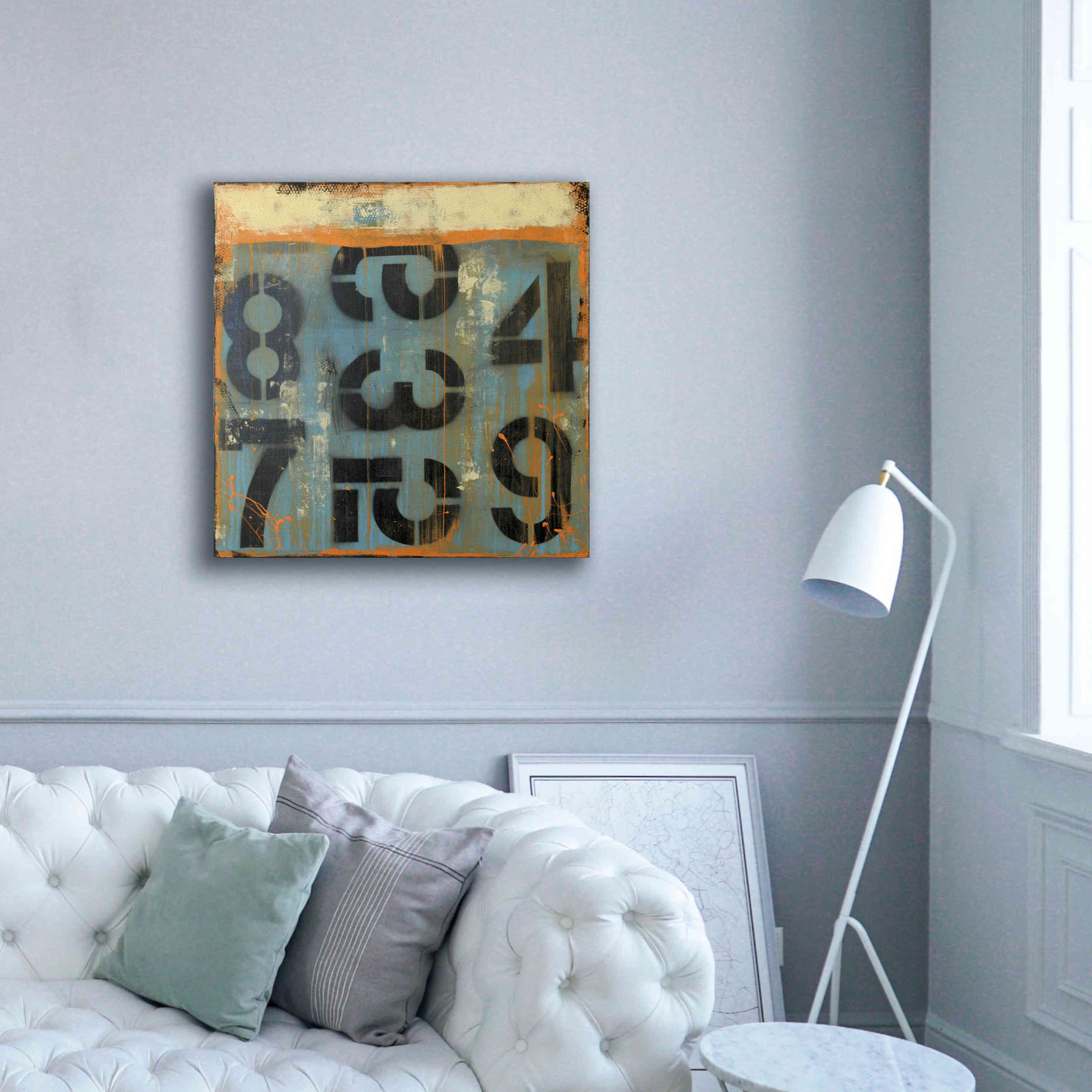 'Score Card' by Erin Ashley, Giclee Canvas Wall Art,37 x 37