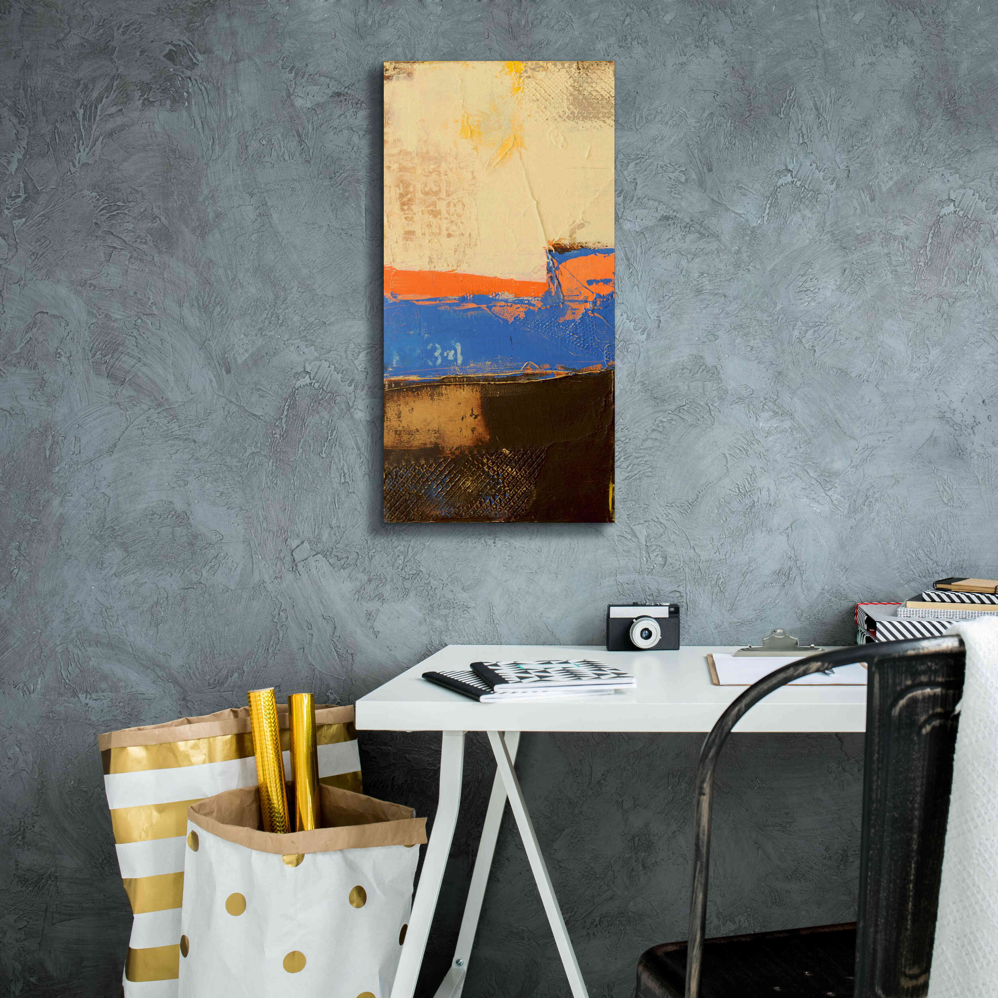 'Urban District I' by Erin Ashley, Giclee Canvas Wall Art,12 x 24