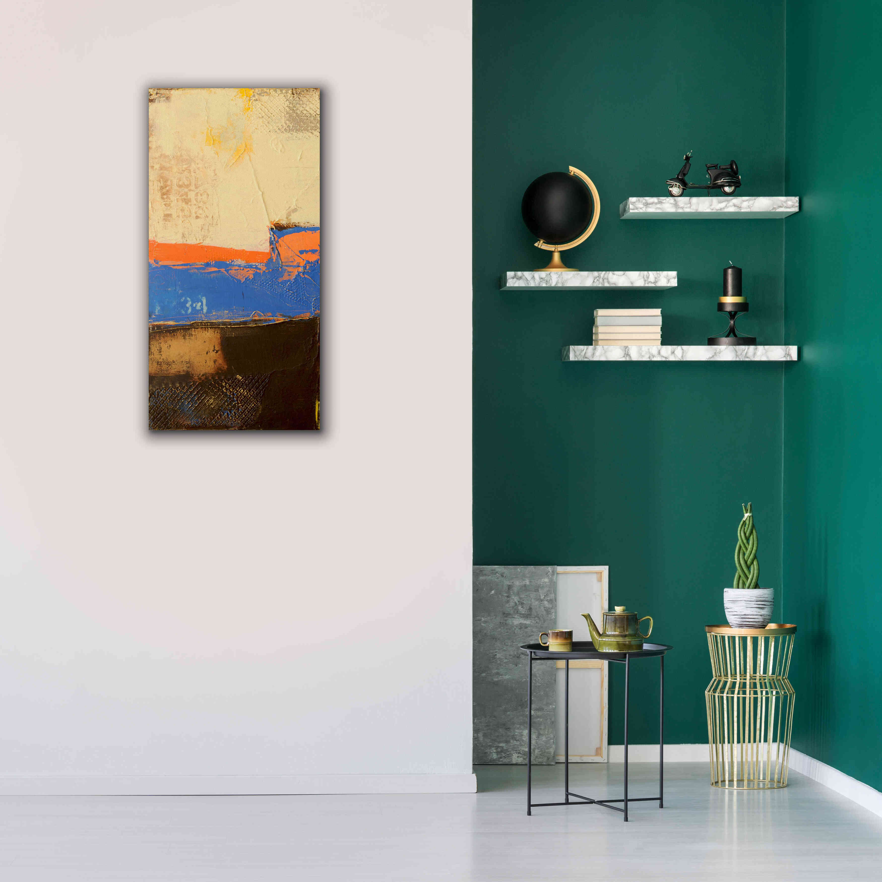 'Urban District I' by Erin Ashley, Giclee Canvas Wall Art,20 x 40