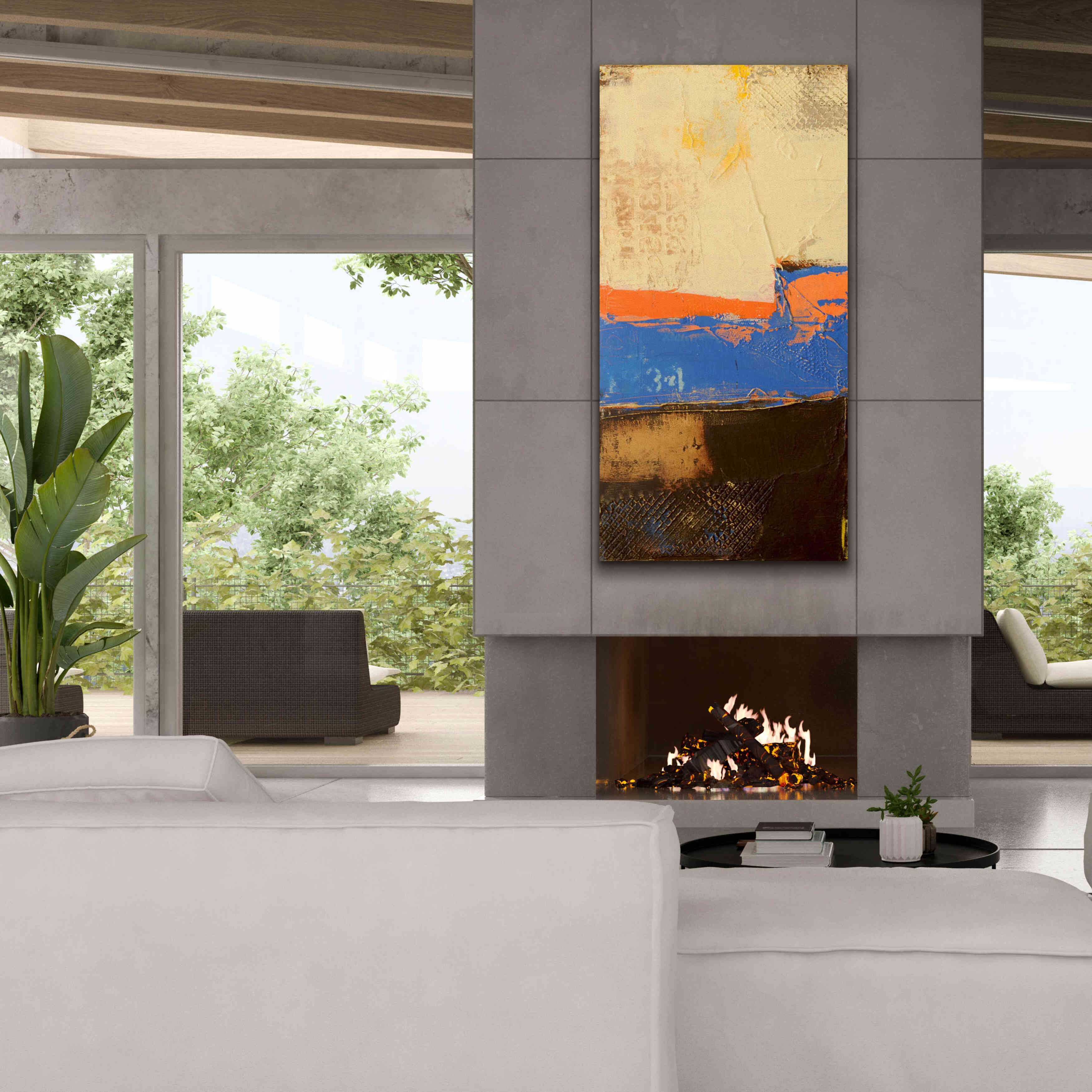 'Urban District I' by Erin Ashley, Giclee Canvas Wall Art,30 x 60
